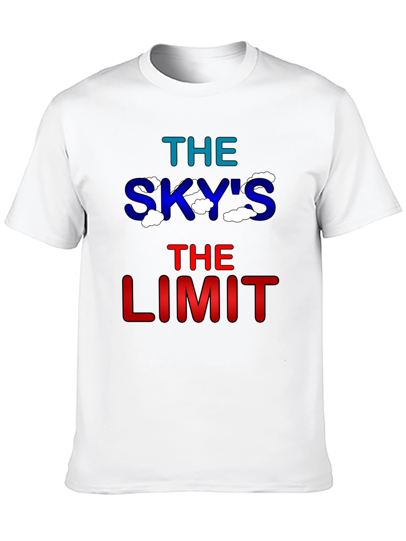Skys The Limit Graphic Tee - Inspirational Design