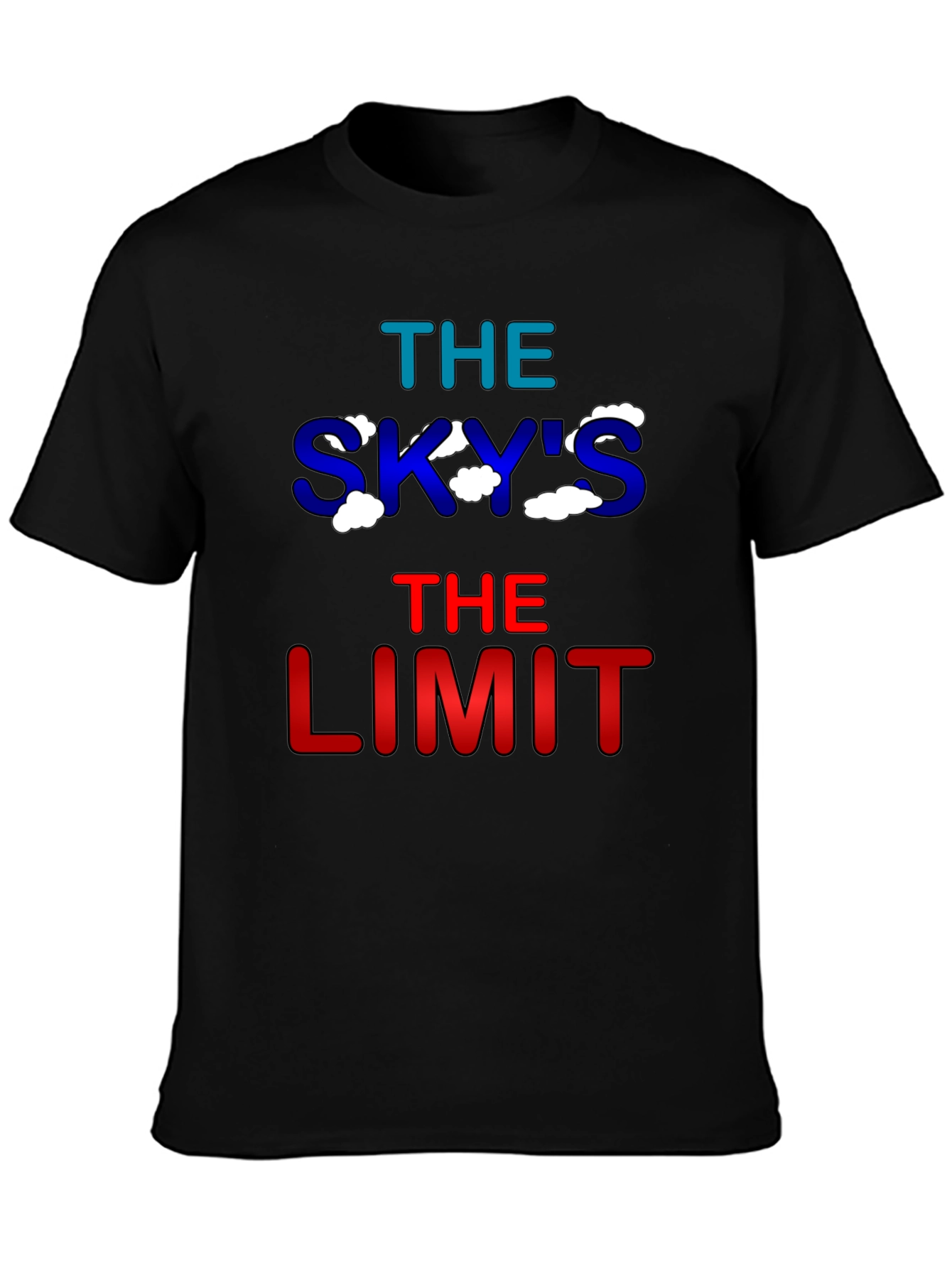 Skys The Limit Graphic Tee - Inspirational Design