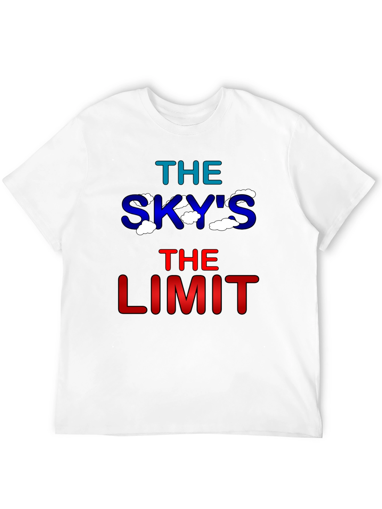 Skys The Limit Graphic Tee - Inspirational Design