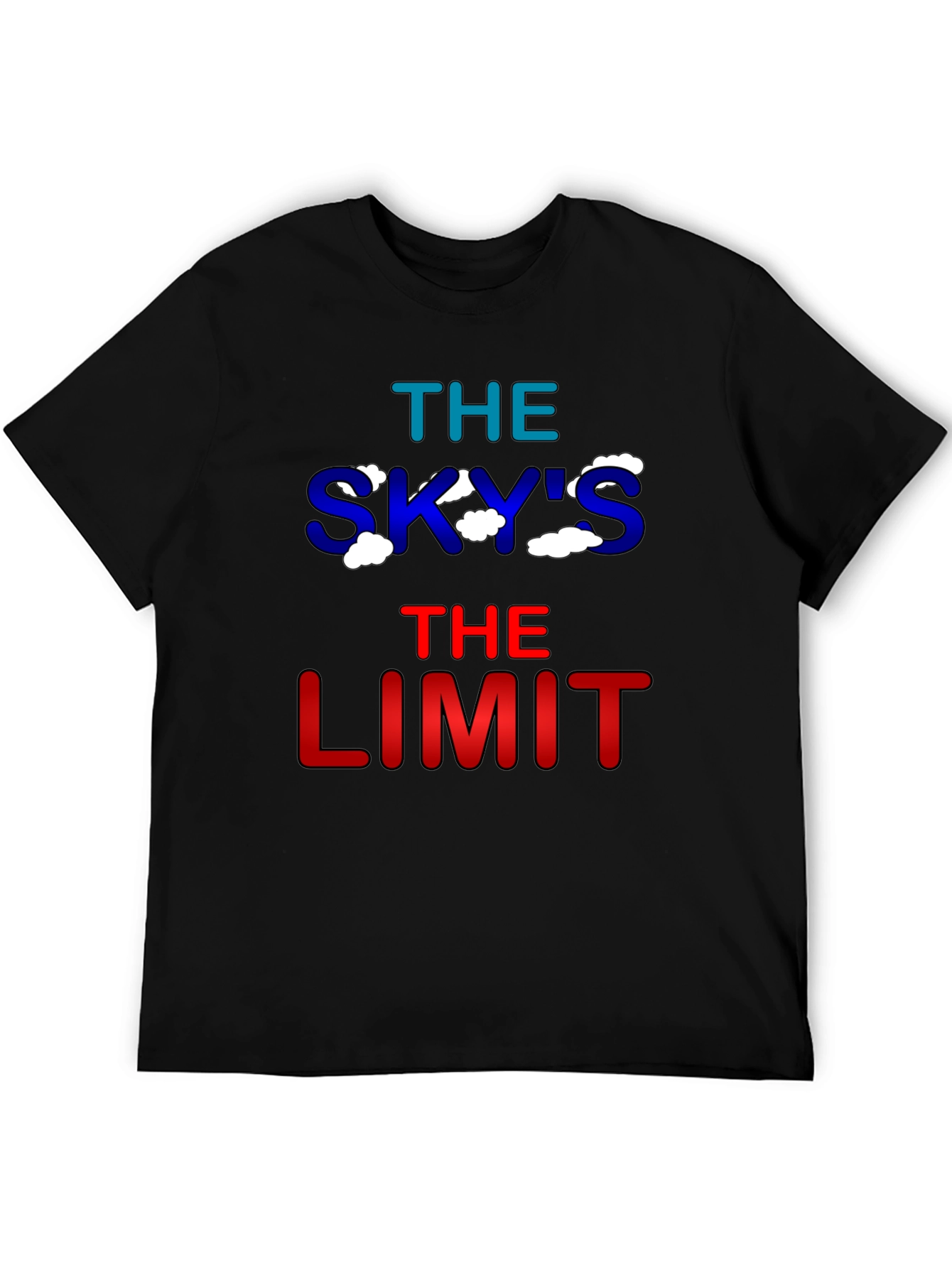Skys The Limit Graphic Tee - Inspirational Design