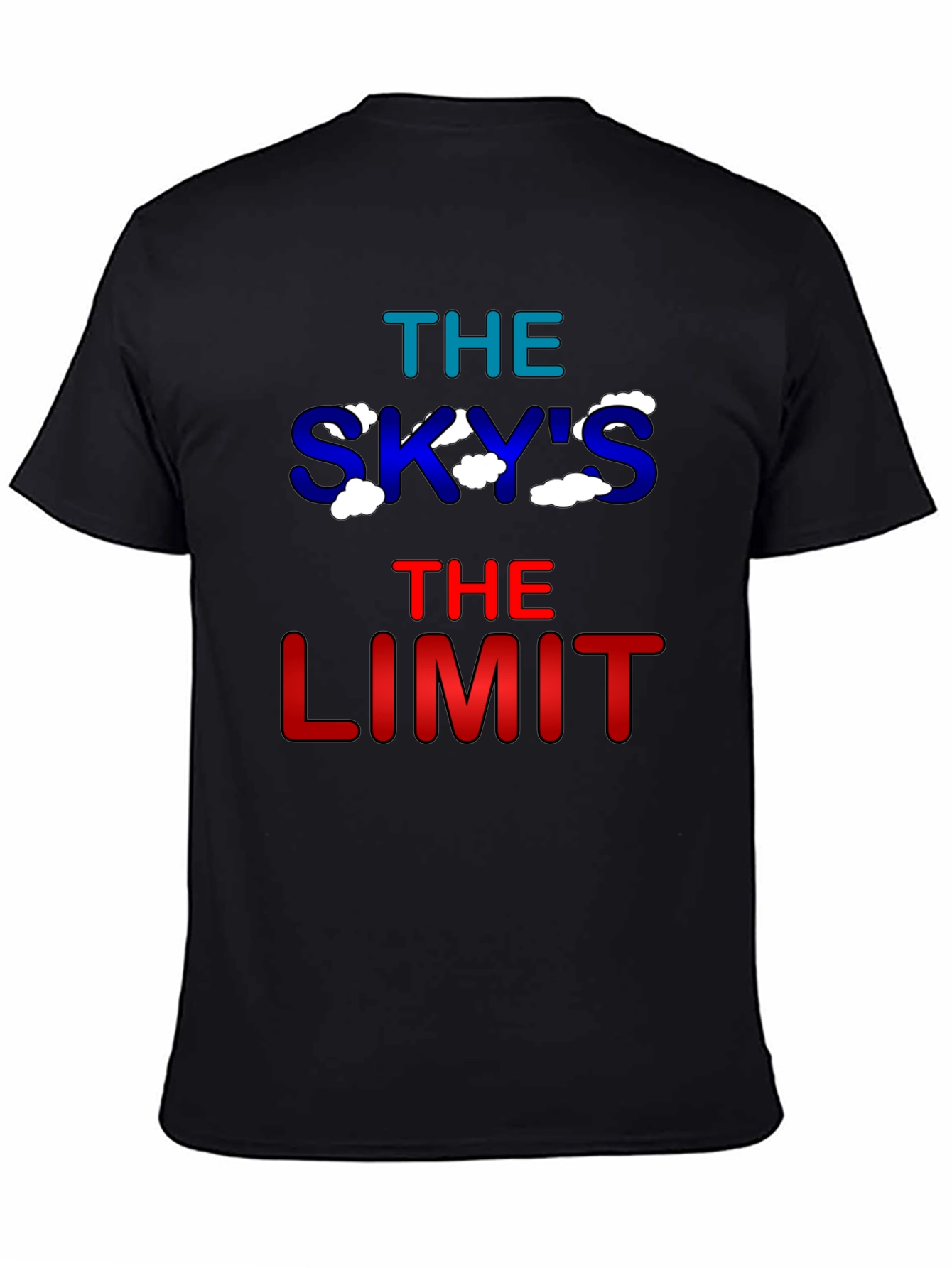 Skys The Limit Graphic Tee - Inspirational Design