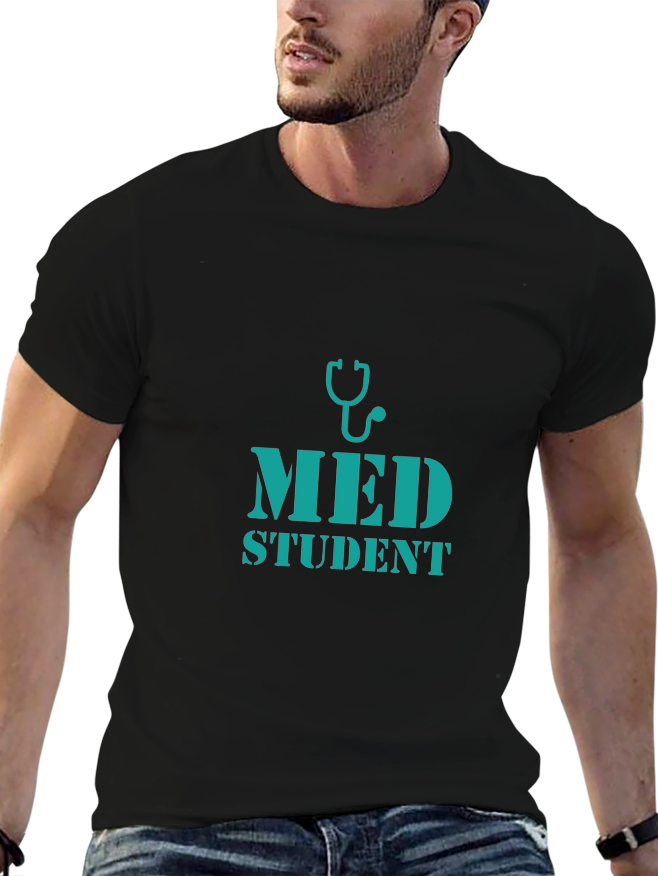 Med Student Black T-Shirt