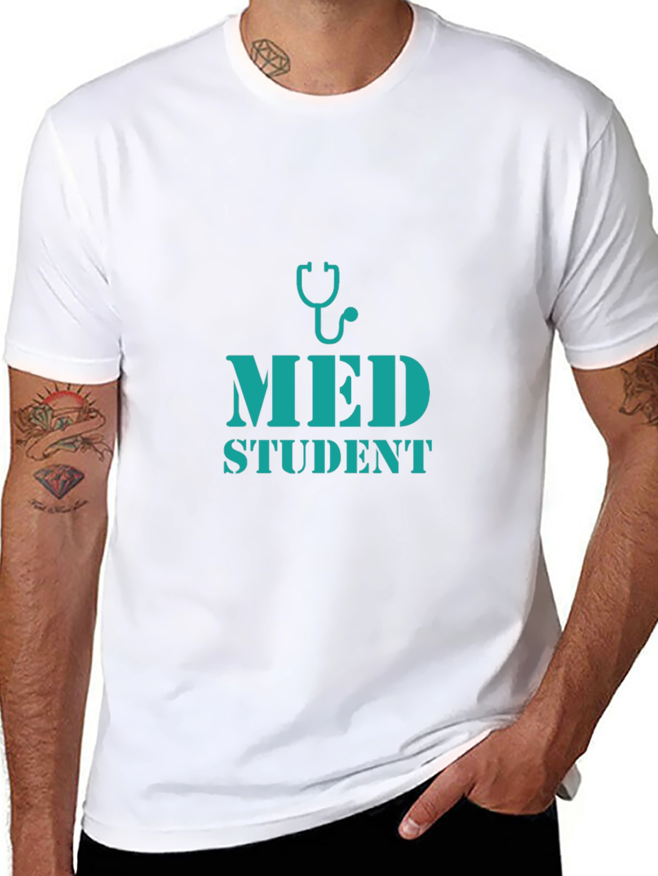 Med Student Black T-Shirt