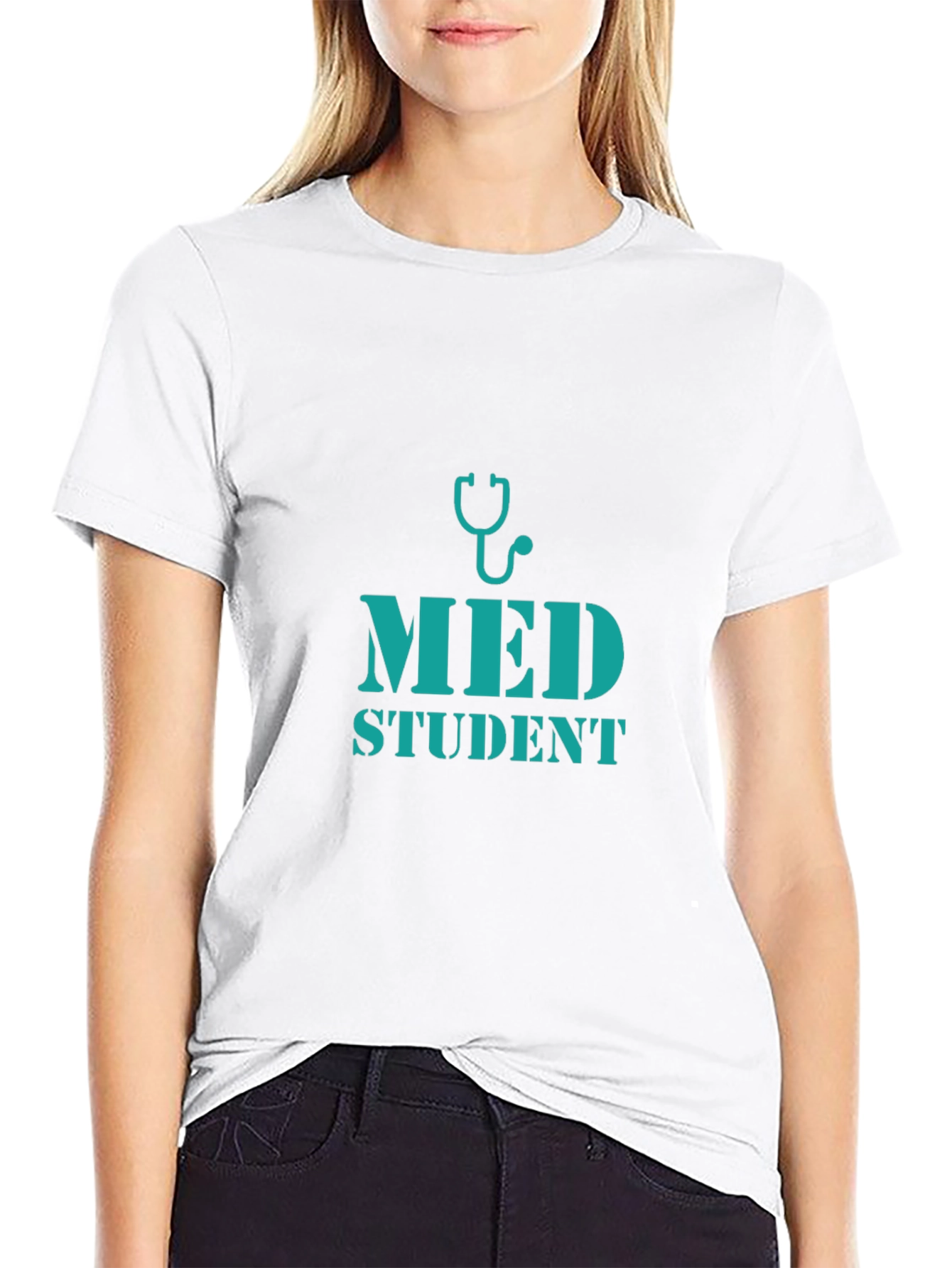 Med Student Black T-Shirt