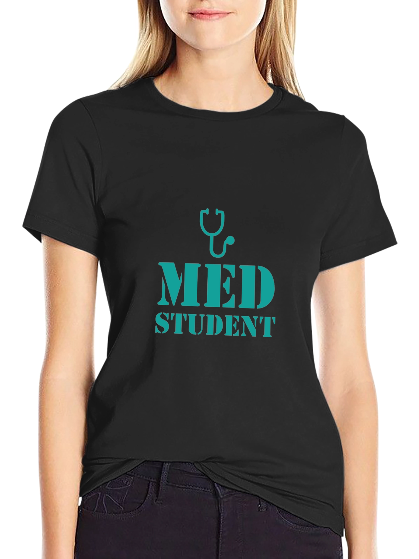 Med Student Black T-Shirt