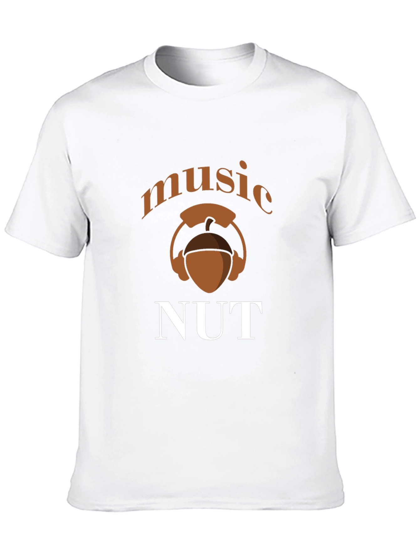 Music Nut T-Shirt - Black Cotton Tee