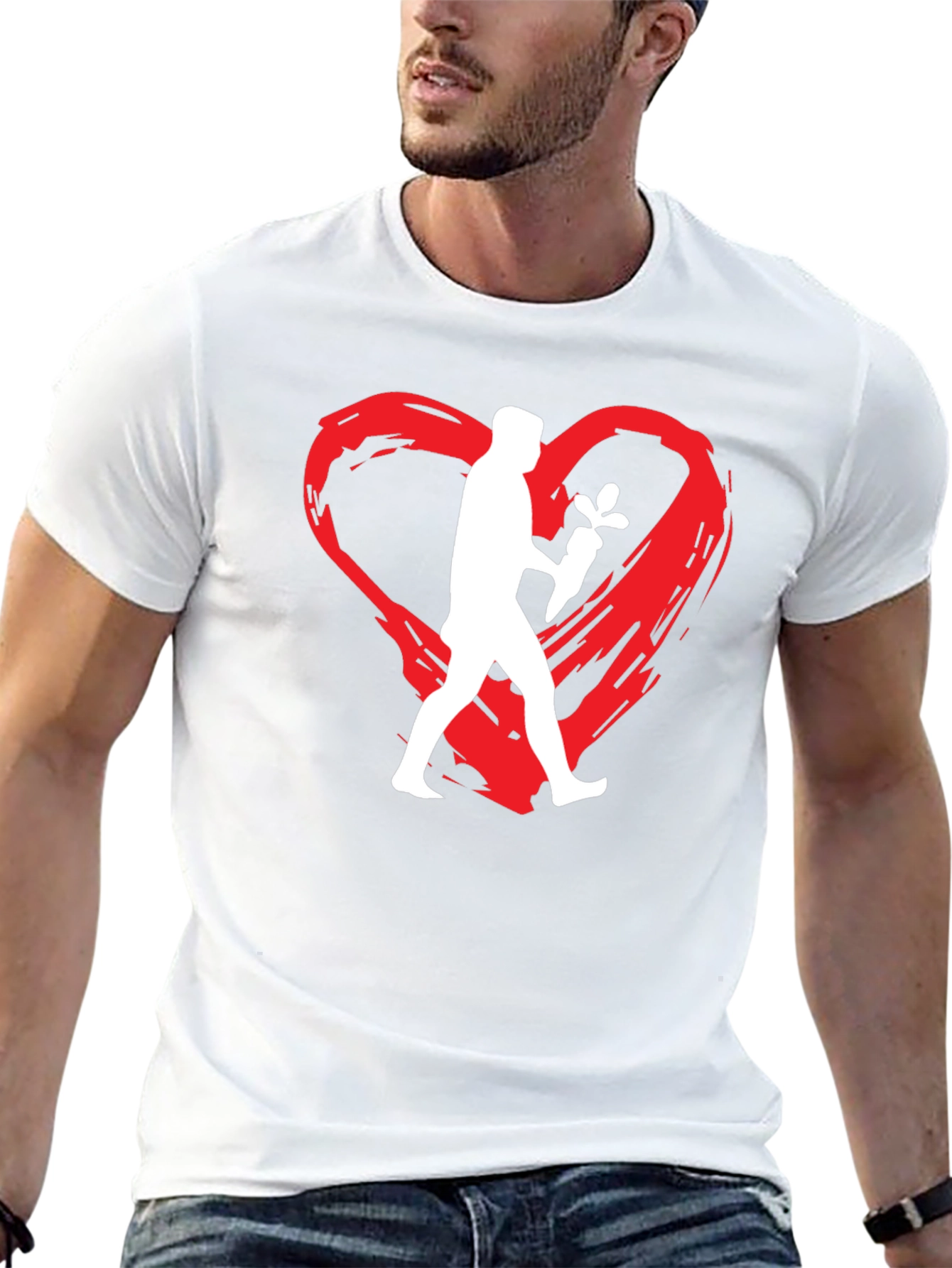 Vegan Love Graphic Tee - Black