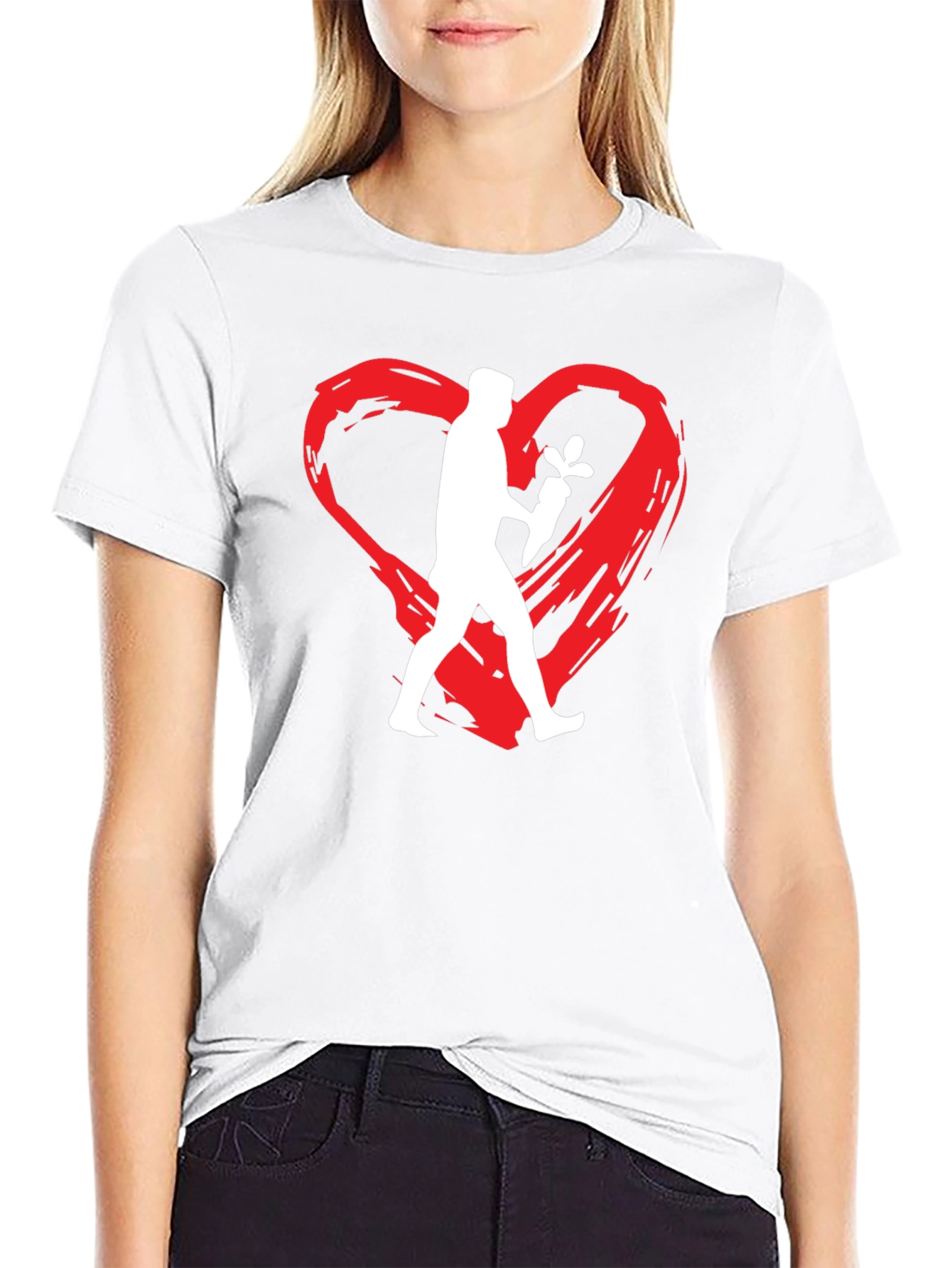 Vegan Love Graphic Tee - Black