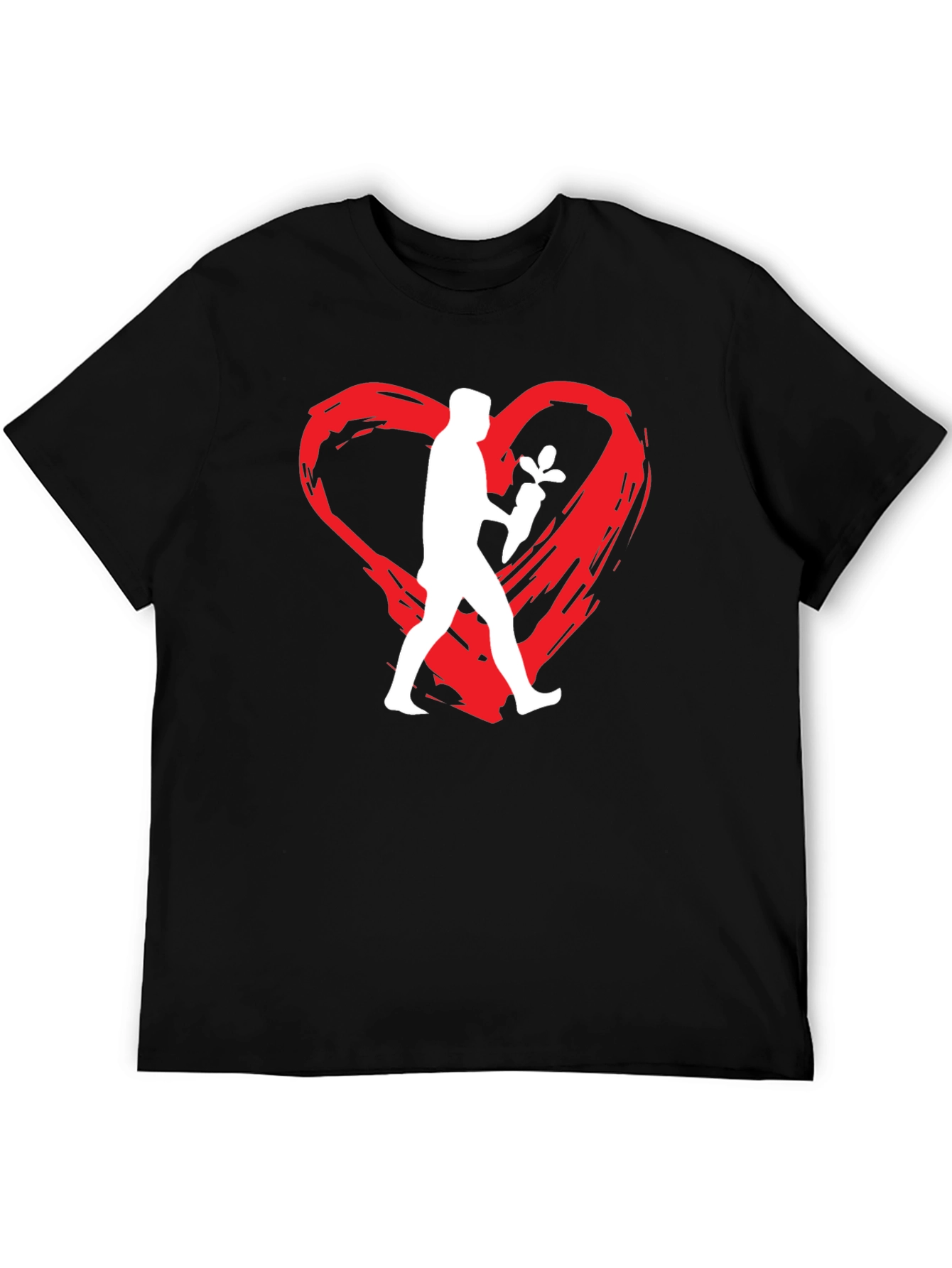 Vegan Love Graphic Tee - Black