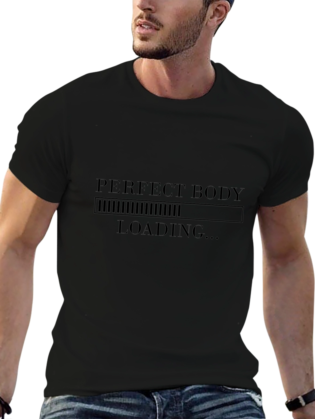 Perfect Body Loading Graphic Tee - Mens T-Shirt