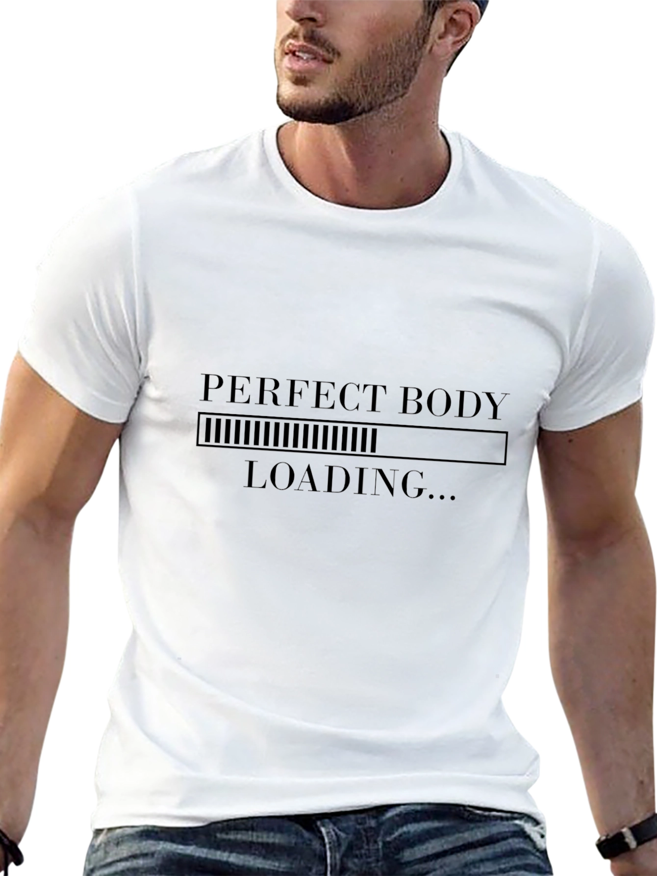 Perfect Body Loading Graphic Tee - Mens T-Shirt