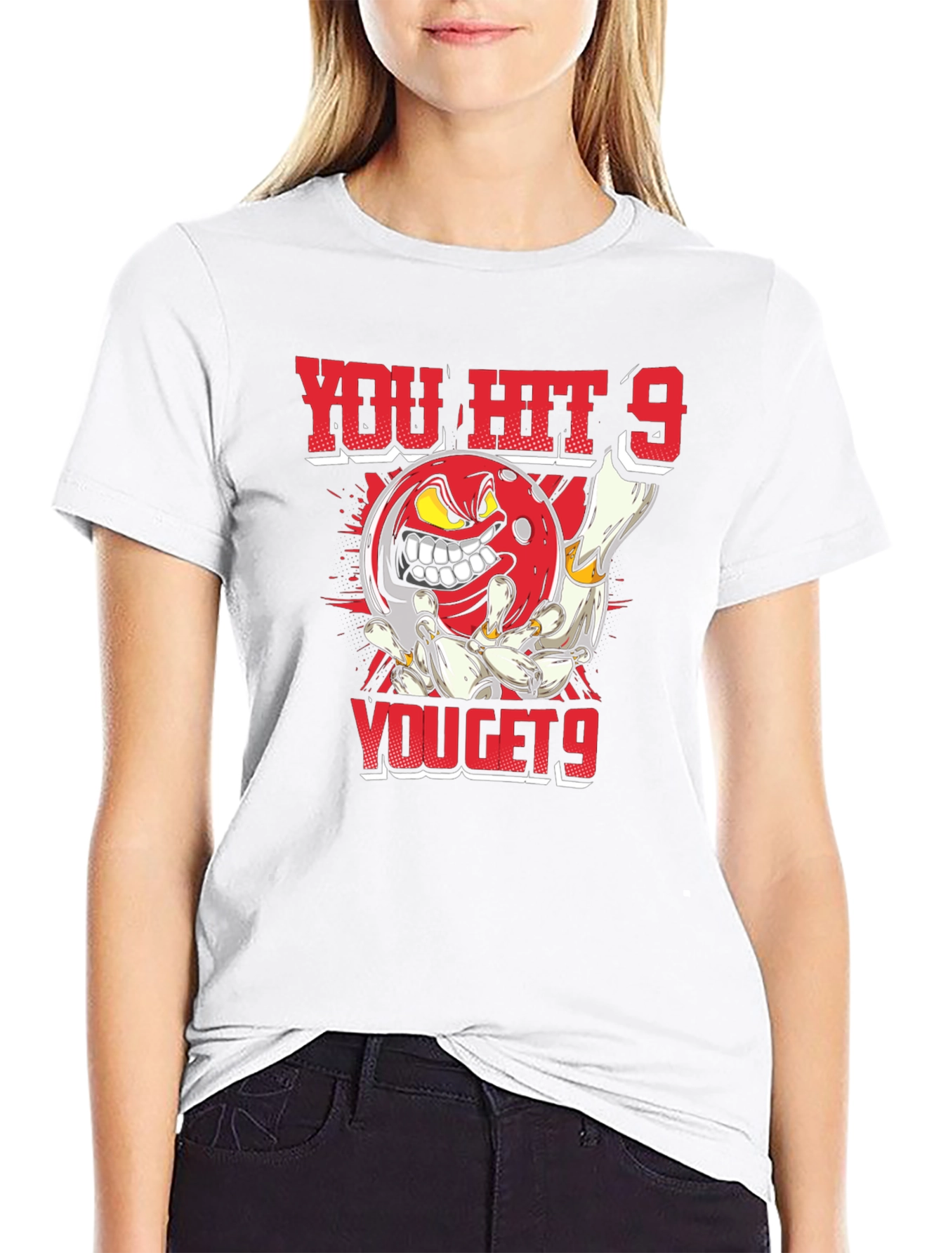 You Hit 9 You Get 9 Bowling T-Shirt