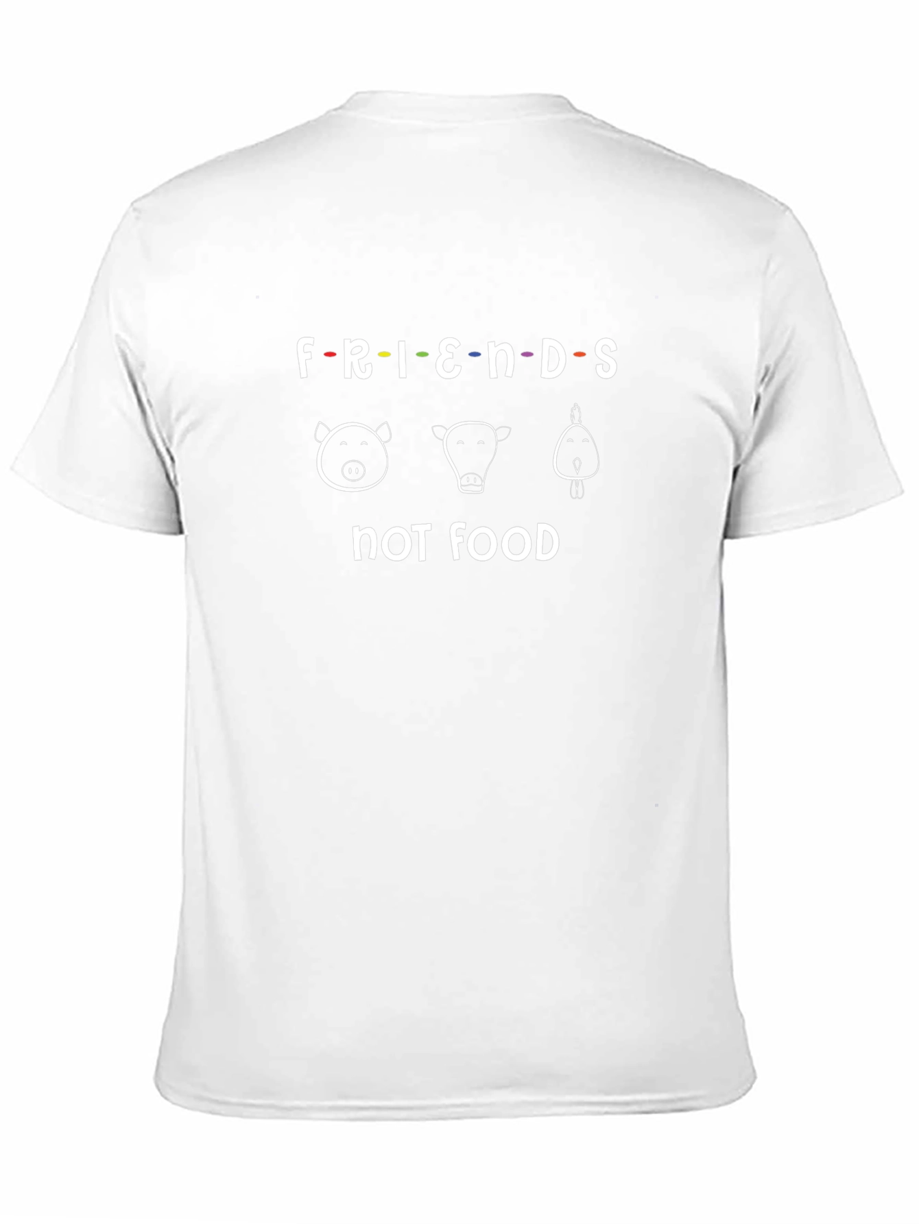 Friends Not Food T-Shirt Vegan Tee