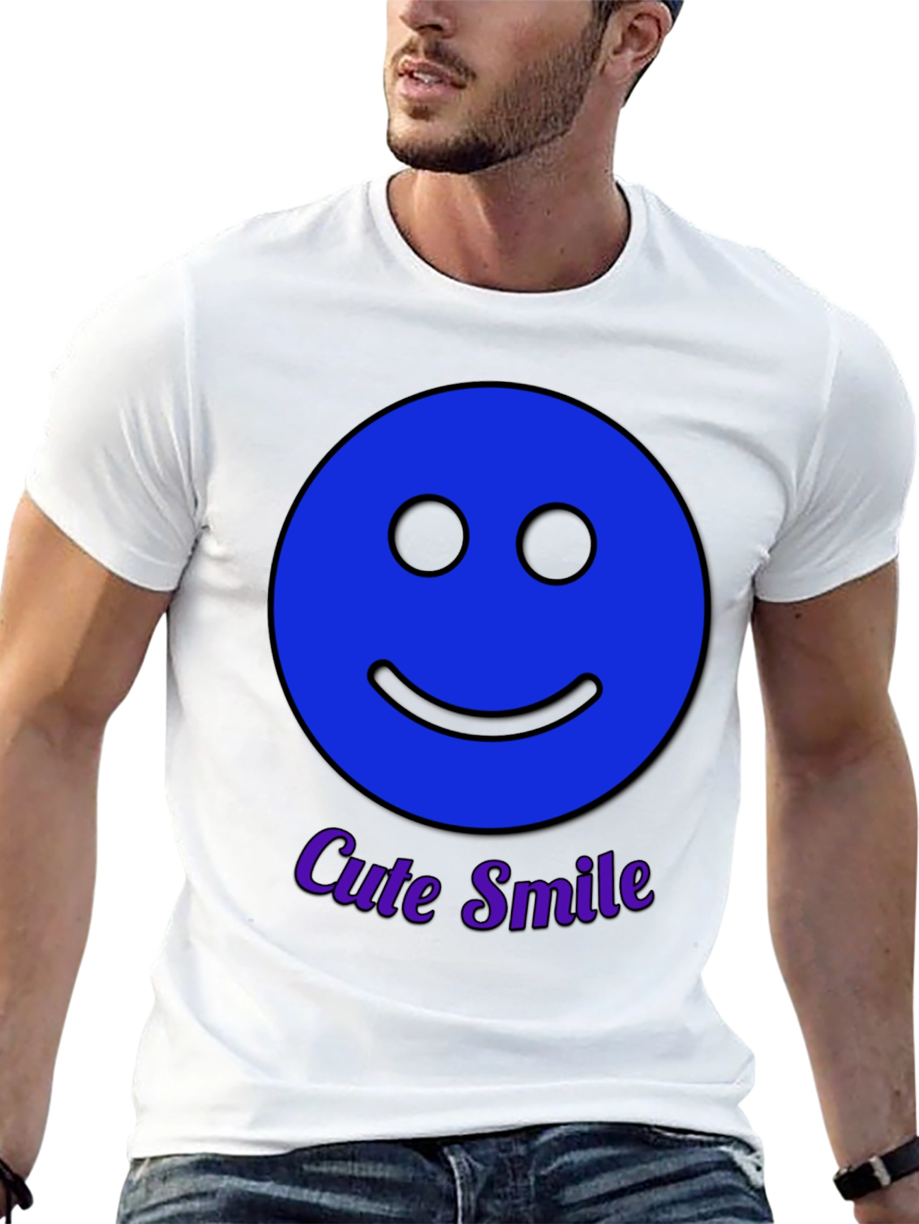 Cute Smile T-Shirt - Happy Face Graphic Tee