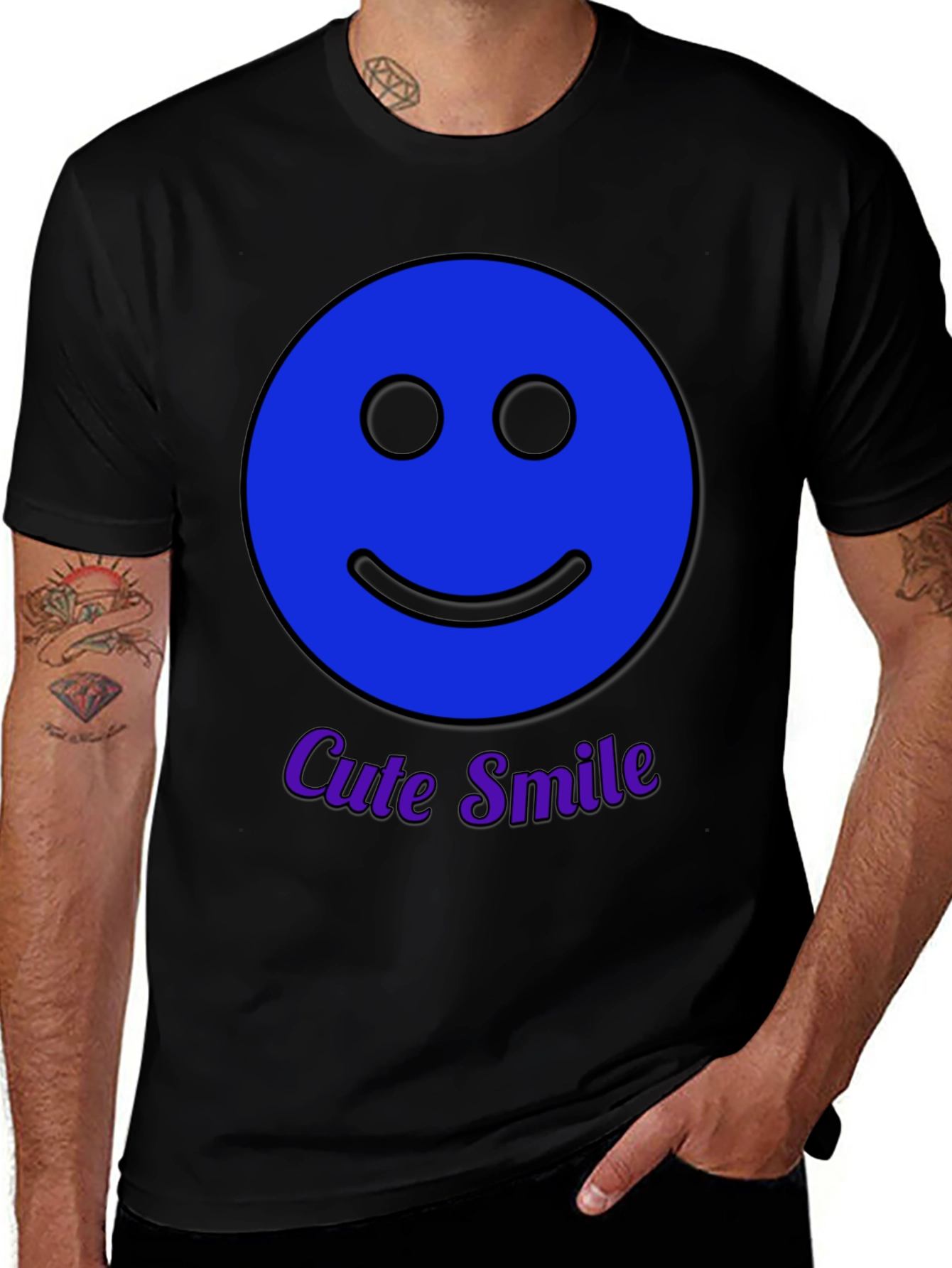 Cute Smile T-Shirt - Happy Face Graphic Tee
