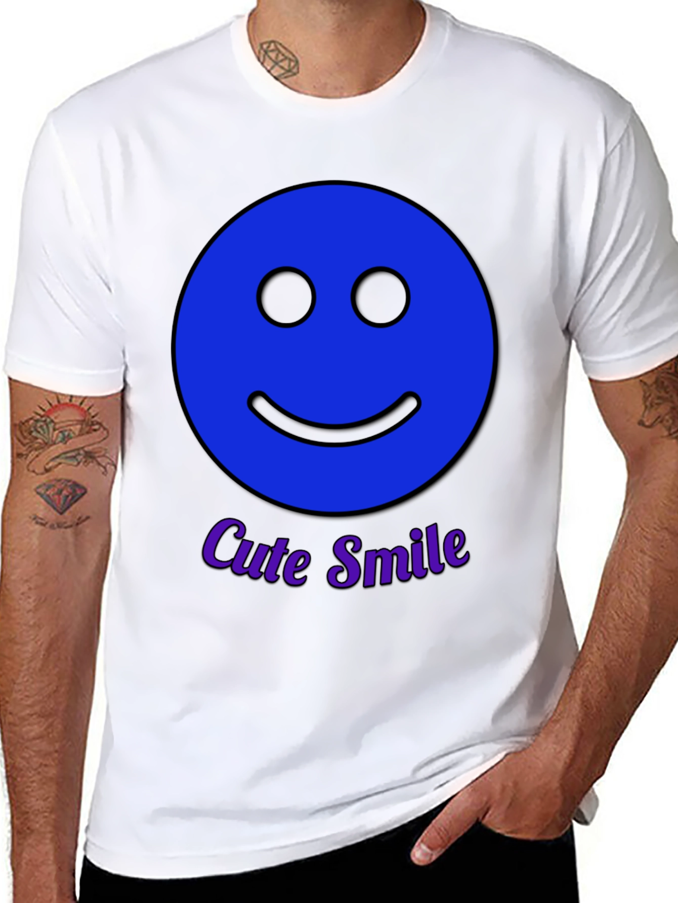 Cute Smile T-Shirt - Happy Face Graphic Tee