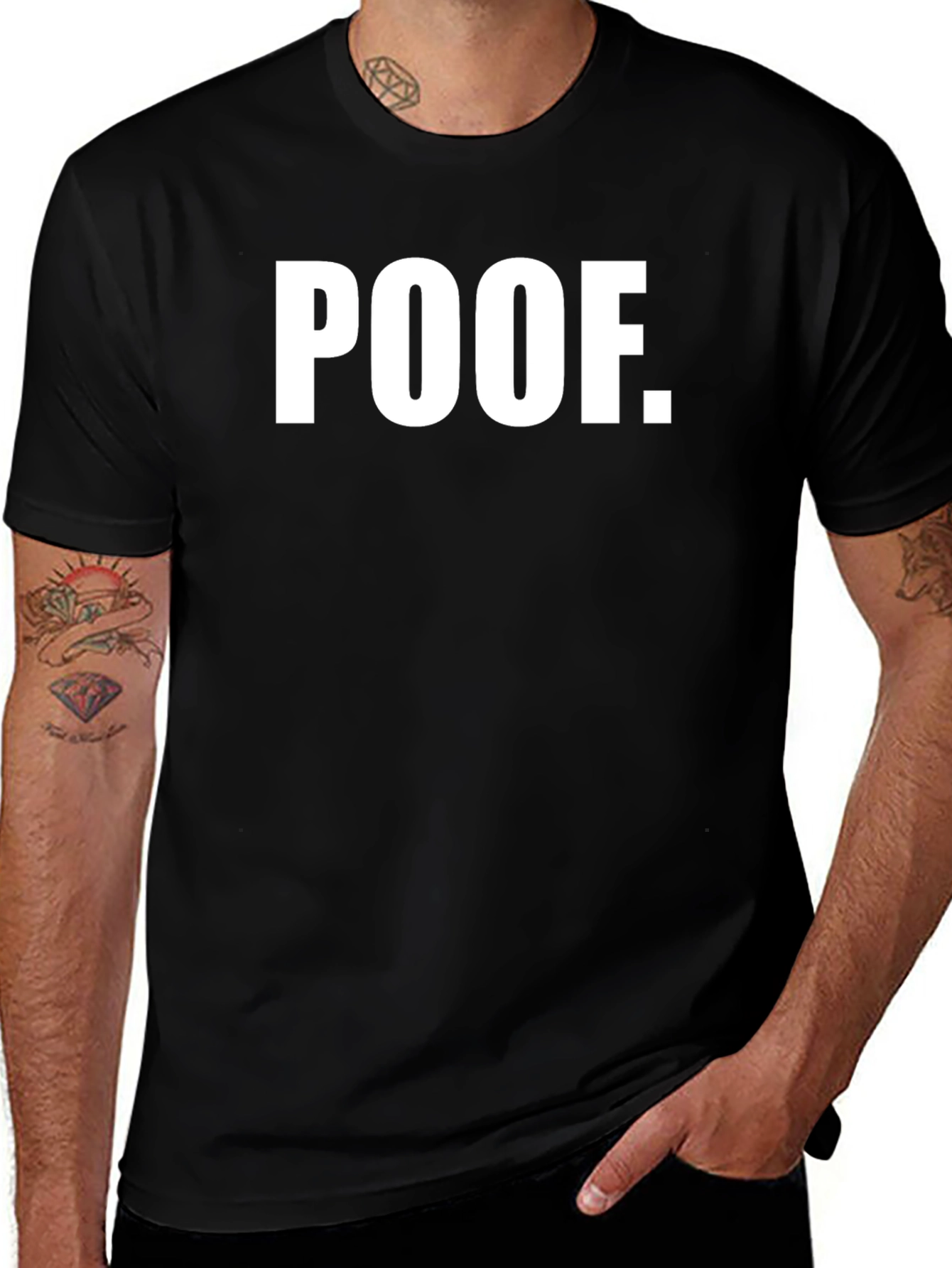 Poof Graphic T-Shirt - Bold Statement Tee