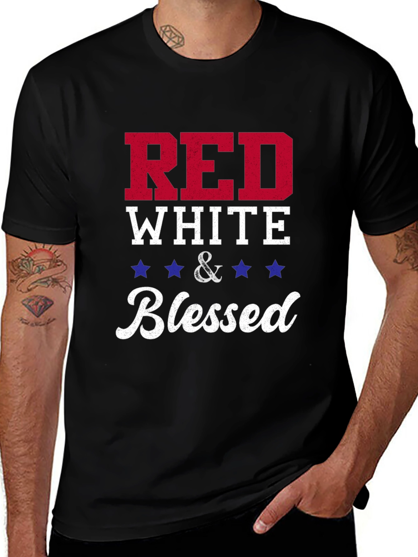 Red White & Blessed Patriotic T-Shirt