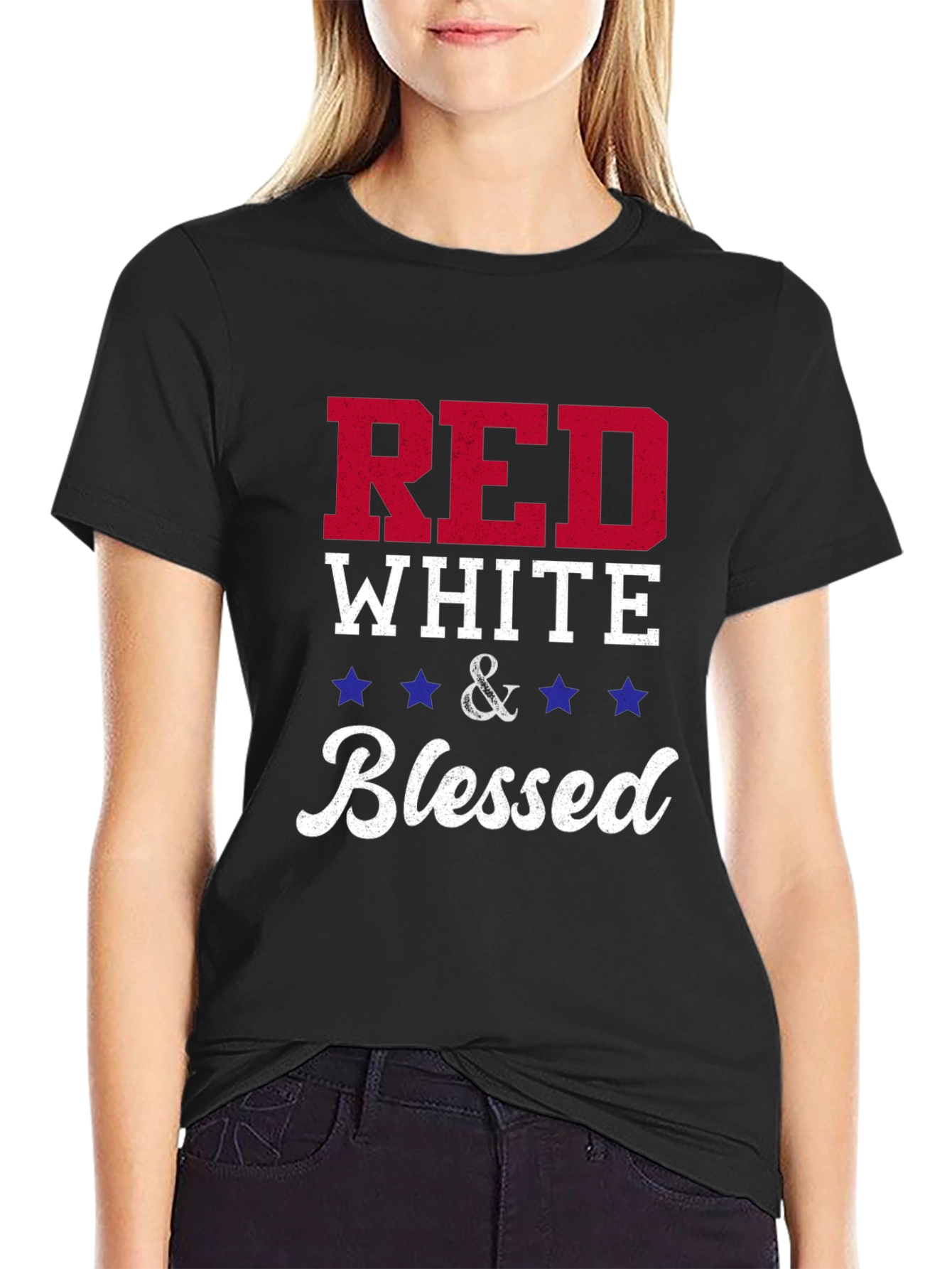 Red White & Blessed Patriotic T-Shirt
