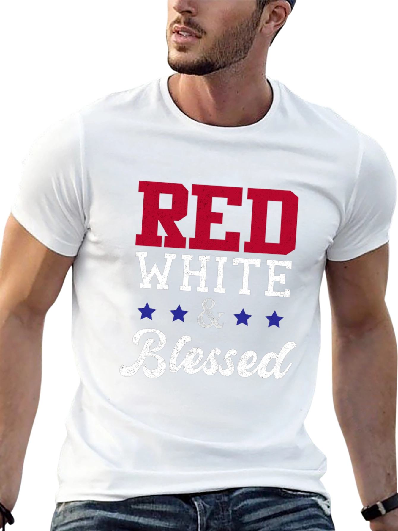 Red White & Blessed Patriotic T-Shirt