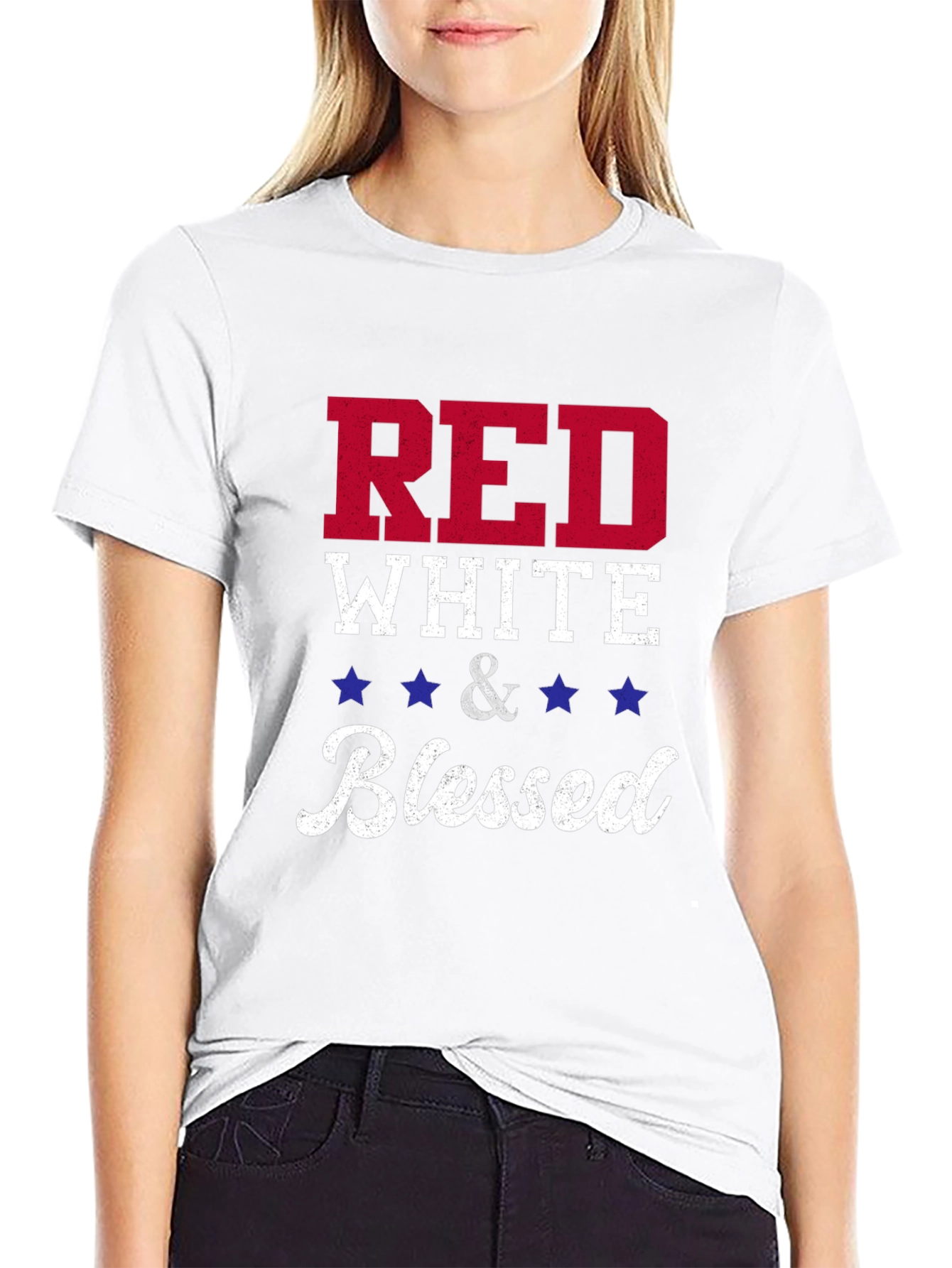 Red White & Blessed Patriotic T-Shirt