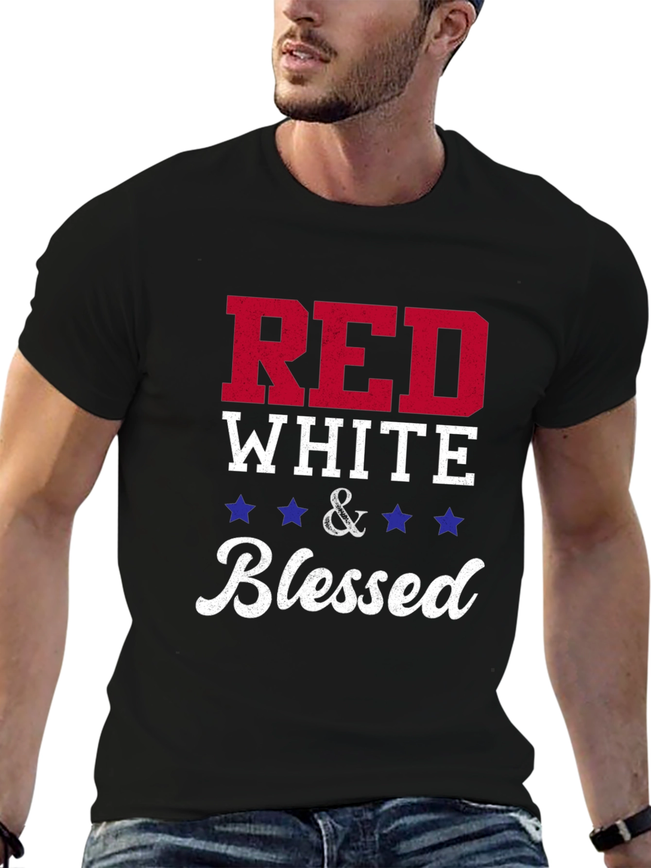 Red White & Blessed Patriotic T-Shirt