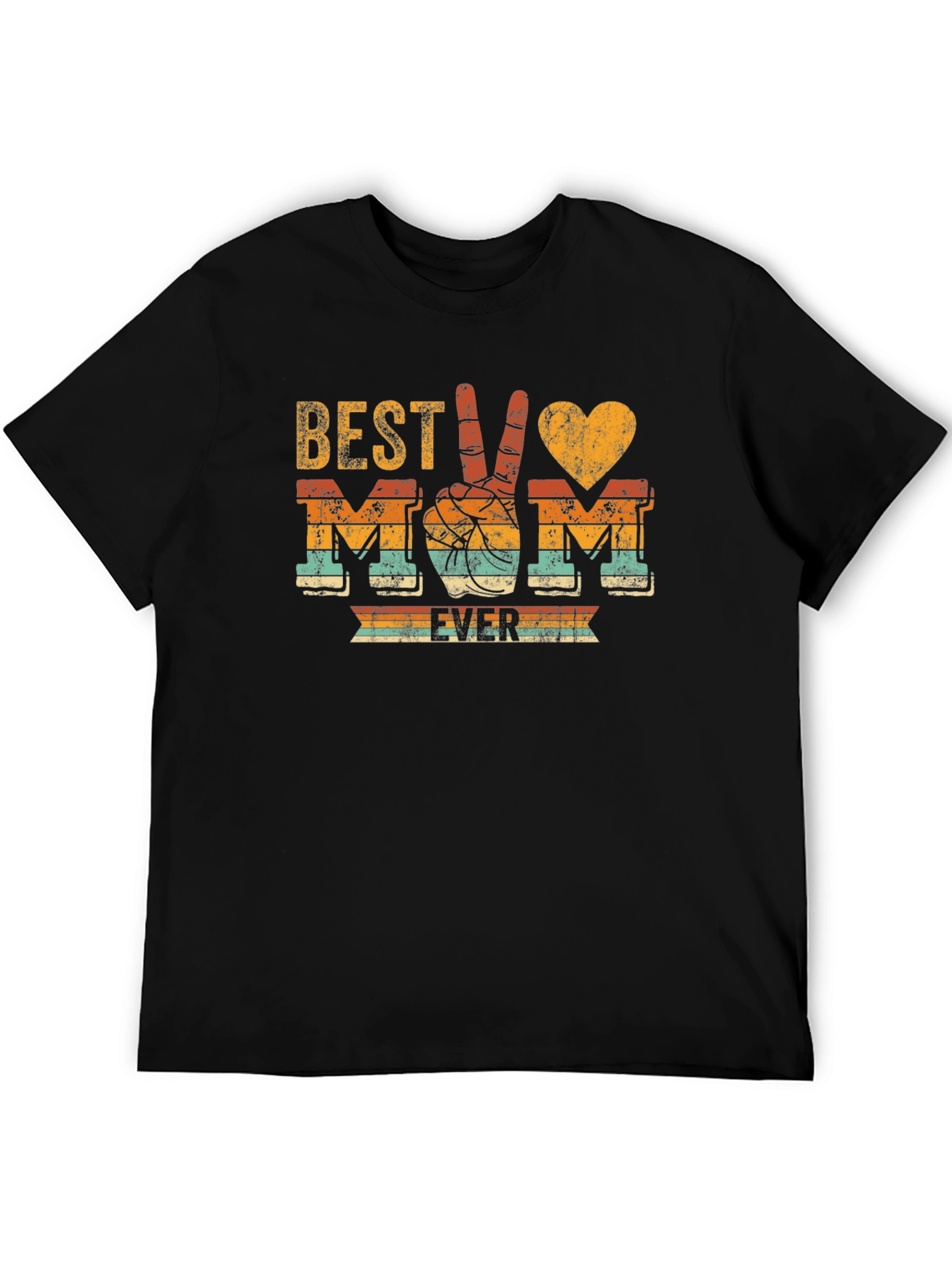 Best Mom Ever Graphic Tee - Retro Style