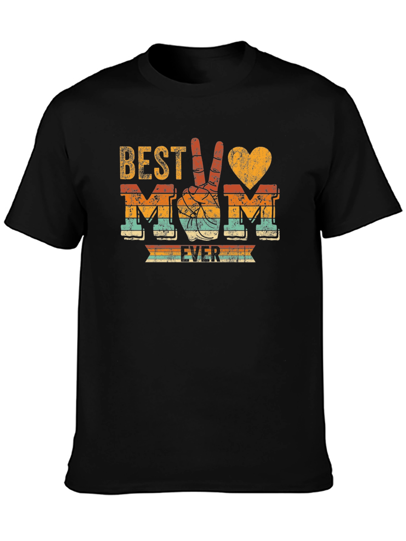 Best Mom Ever Graphic Tee - Retro Style