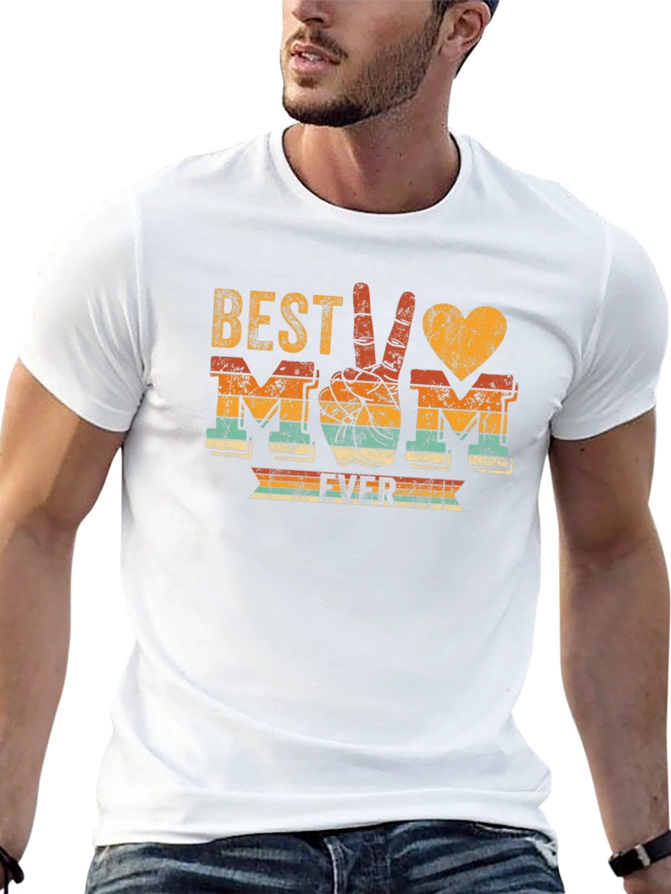 Best Mom Ever Graphic Tee - Retro Style