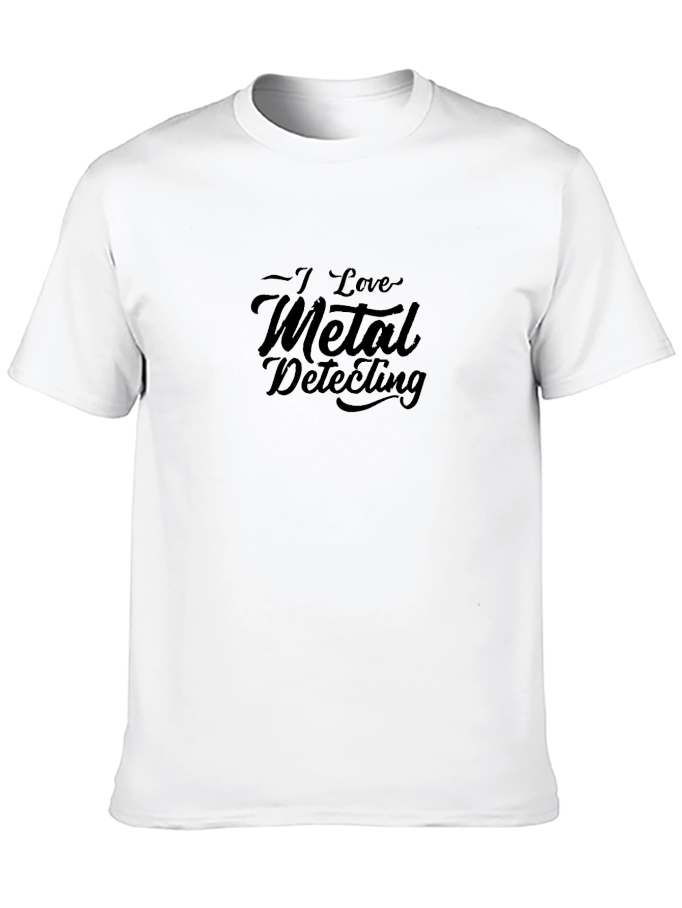 I Love Metal Detecting Black T-Shirt