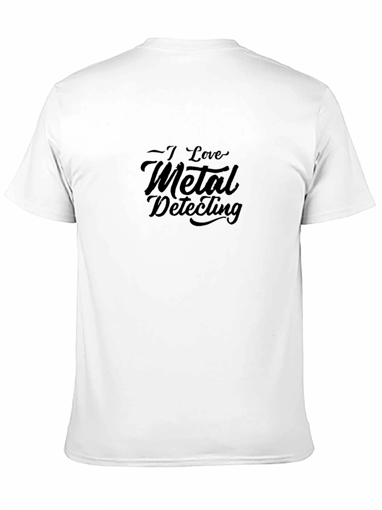 I Love Metal Detecting Black T-Shirt