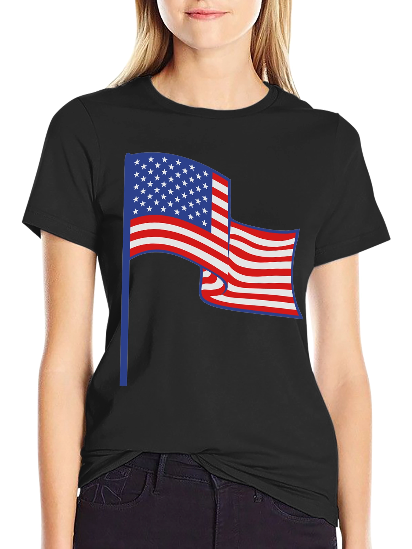 American Flag T-Shirt Patriotic Graphic Tee