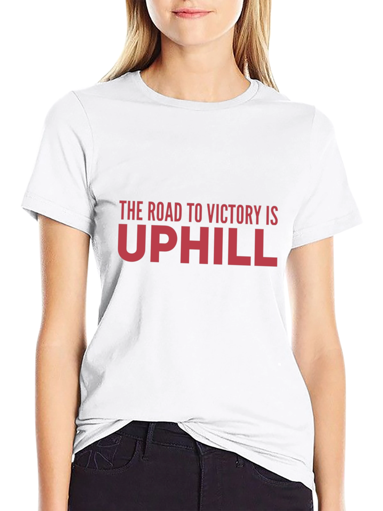 Uphill Victory Black T-Shirt