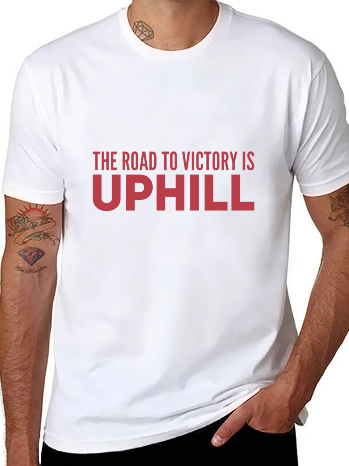 Uphill Victory Black T-Shirt