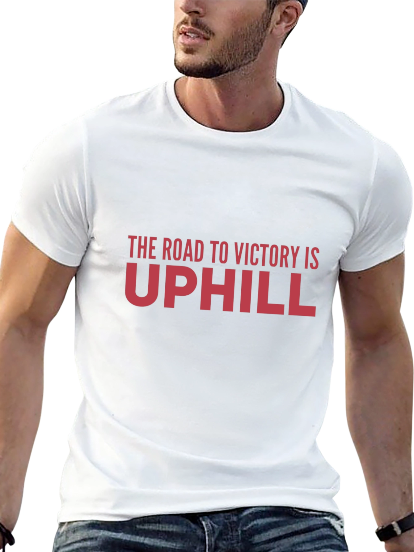 Uphill Victory Black T-Shirt