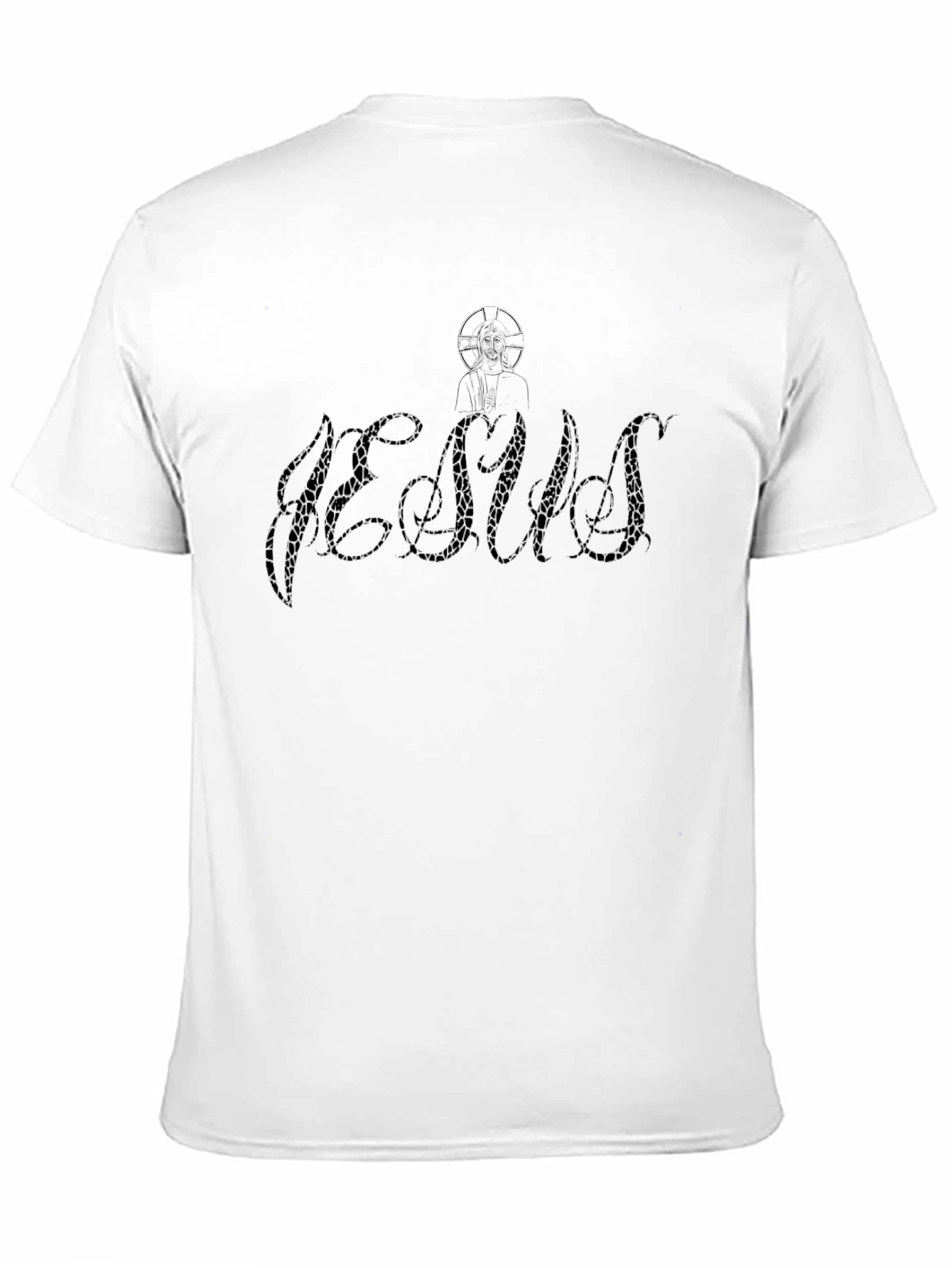 Jesus Graphic Black T-Shirt Religious Apparel