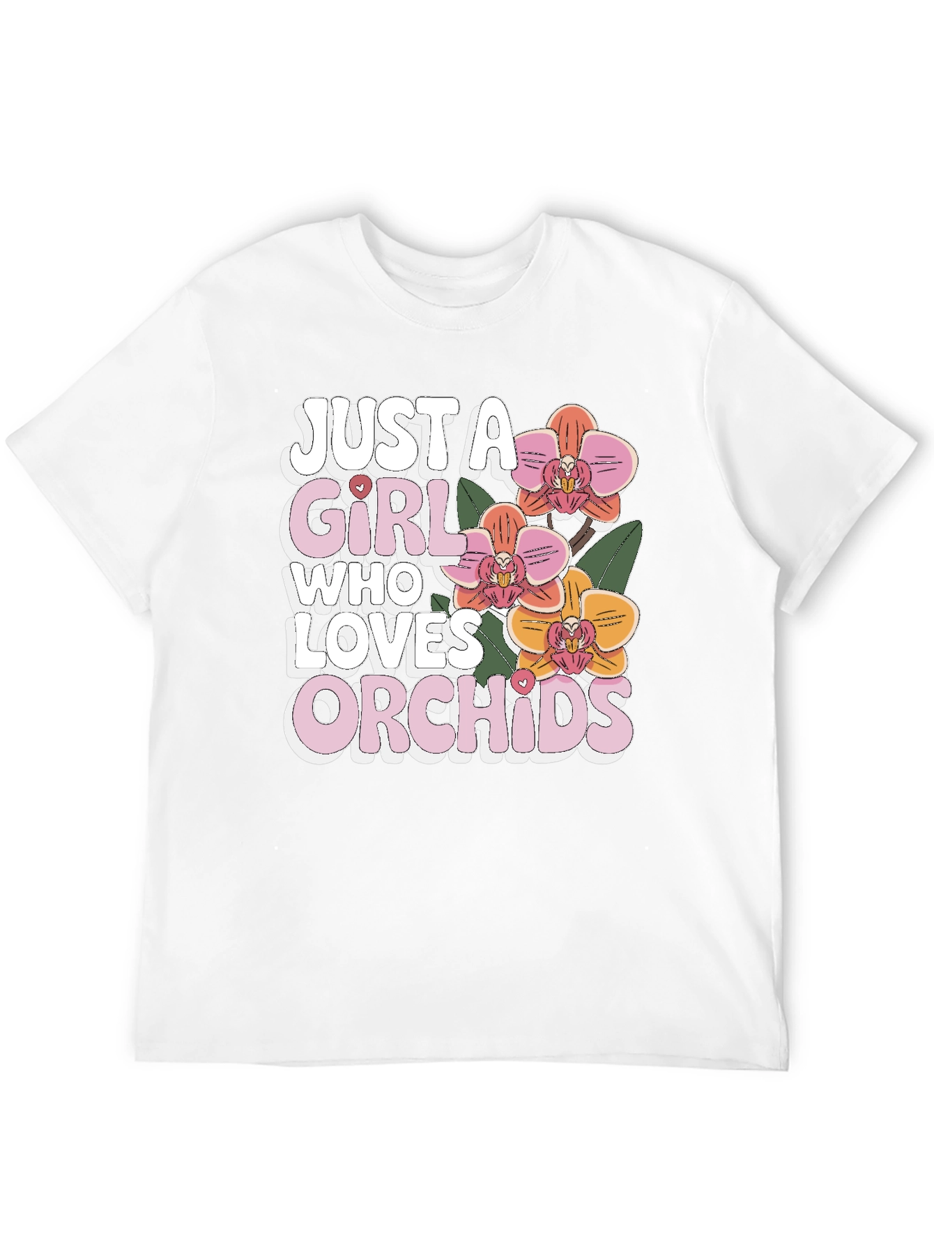 Just A Girl Who Loves Orchids T-Shirt
