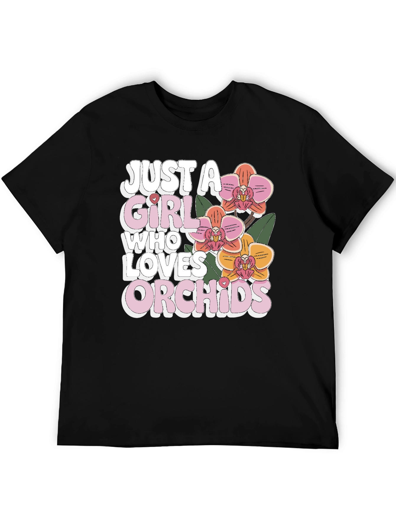 Just A Girl Who Loves Orchids T-Shirt