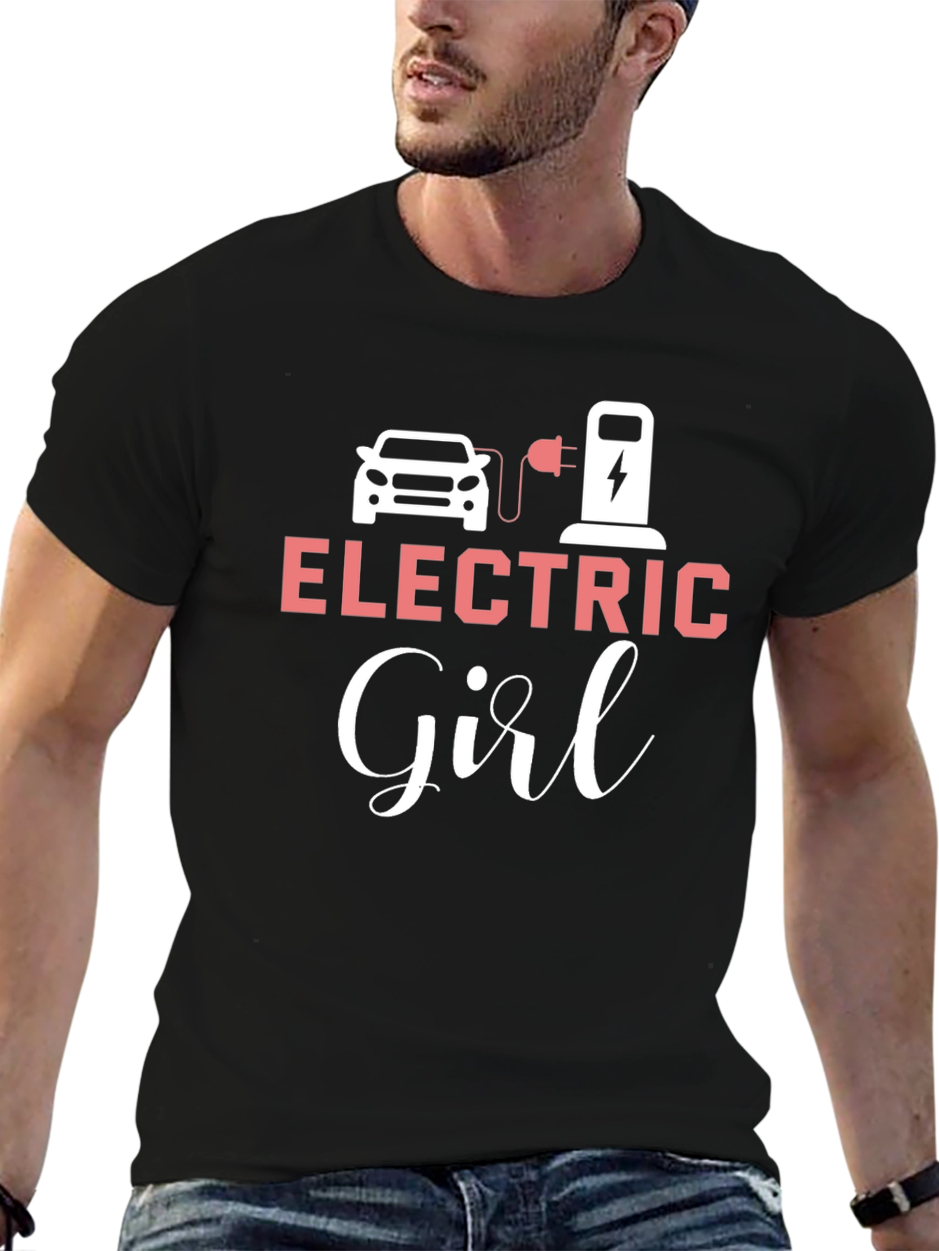 Electric Girl T-Shirt EV Car Charging Tee