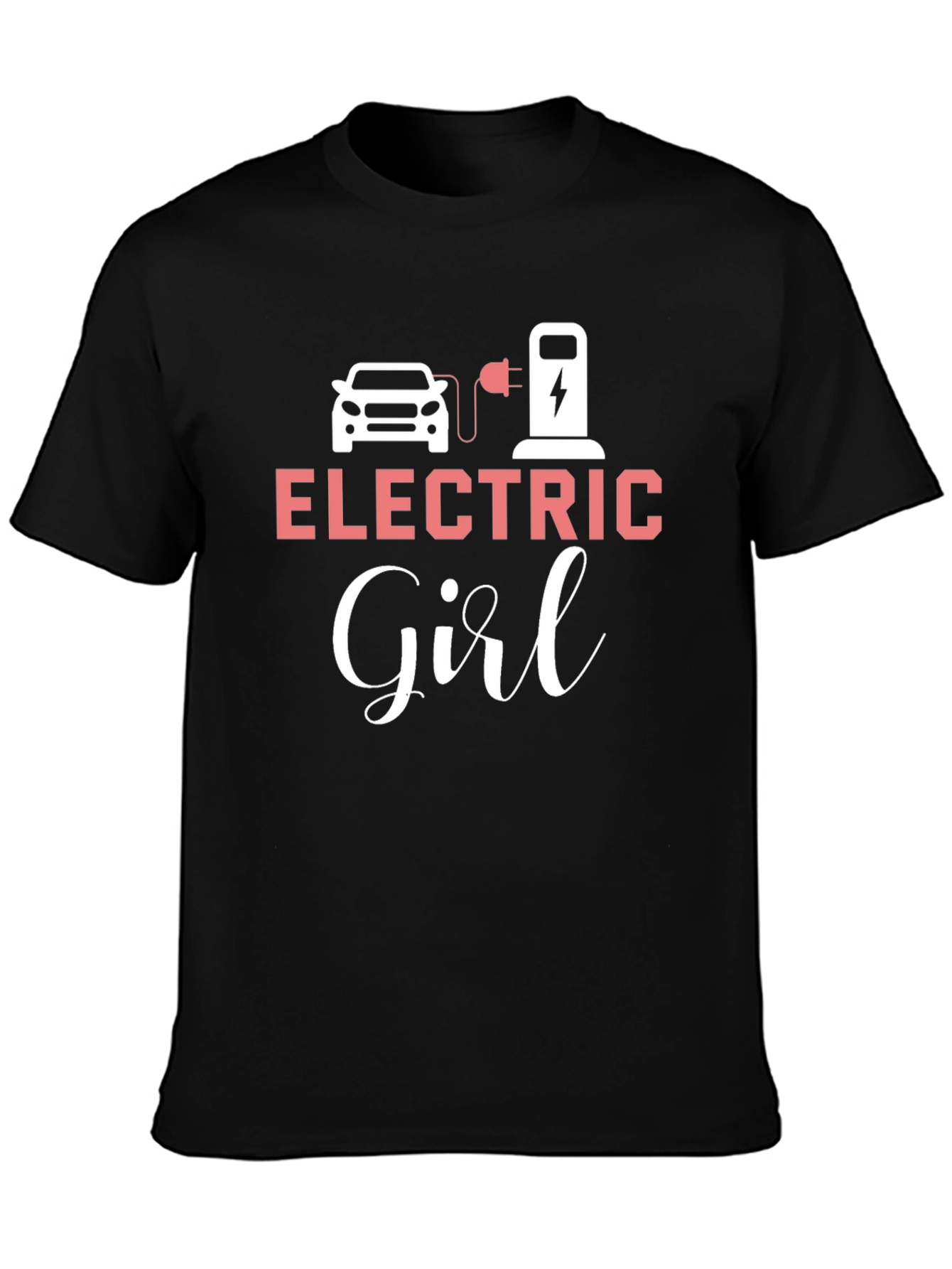 Electric Girl T-Shirt EV Car Charging Tee