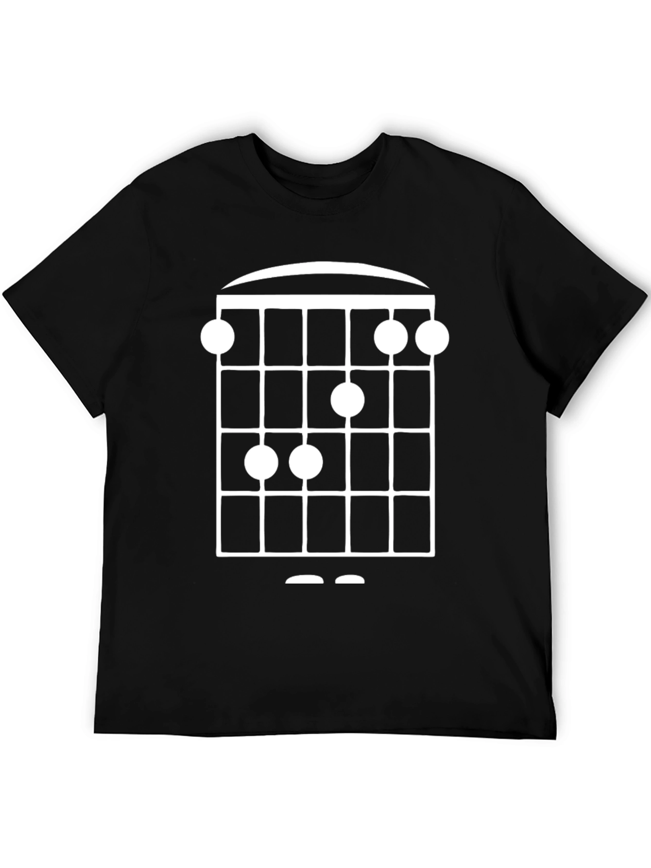 Guitar Chord Chart Black T-Shirt