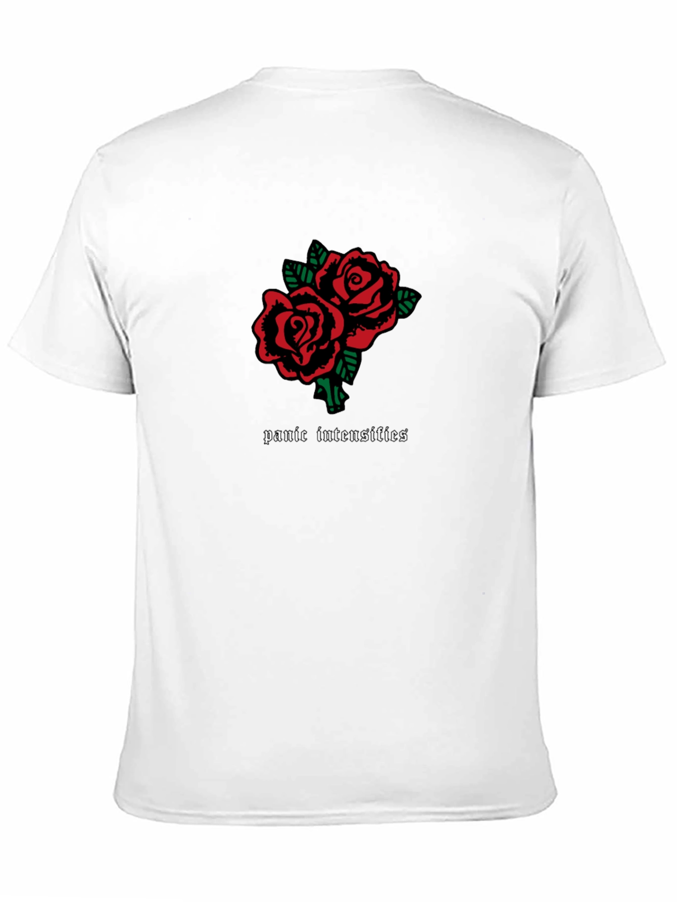 Panic Intensifies Roses Graphic Tee