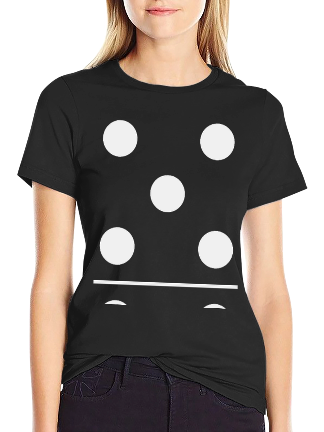 Domino Five T-Shirt - Classic Game Night Apparel