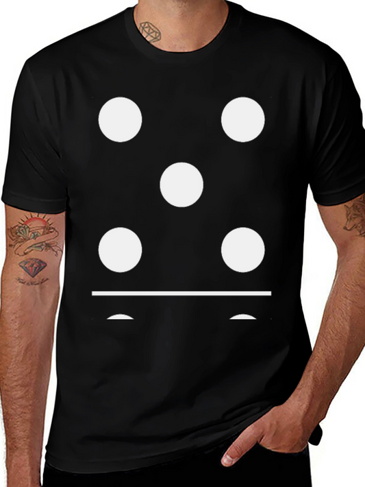 Domino Five T-Shirt - Classic Game Night Apparel