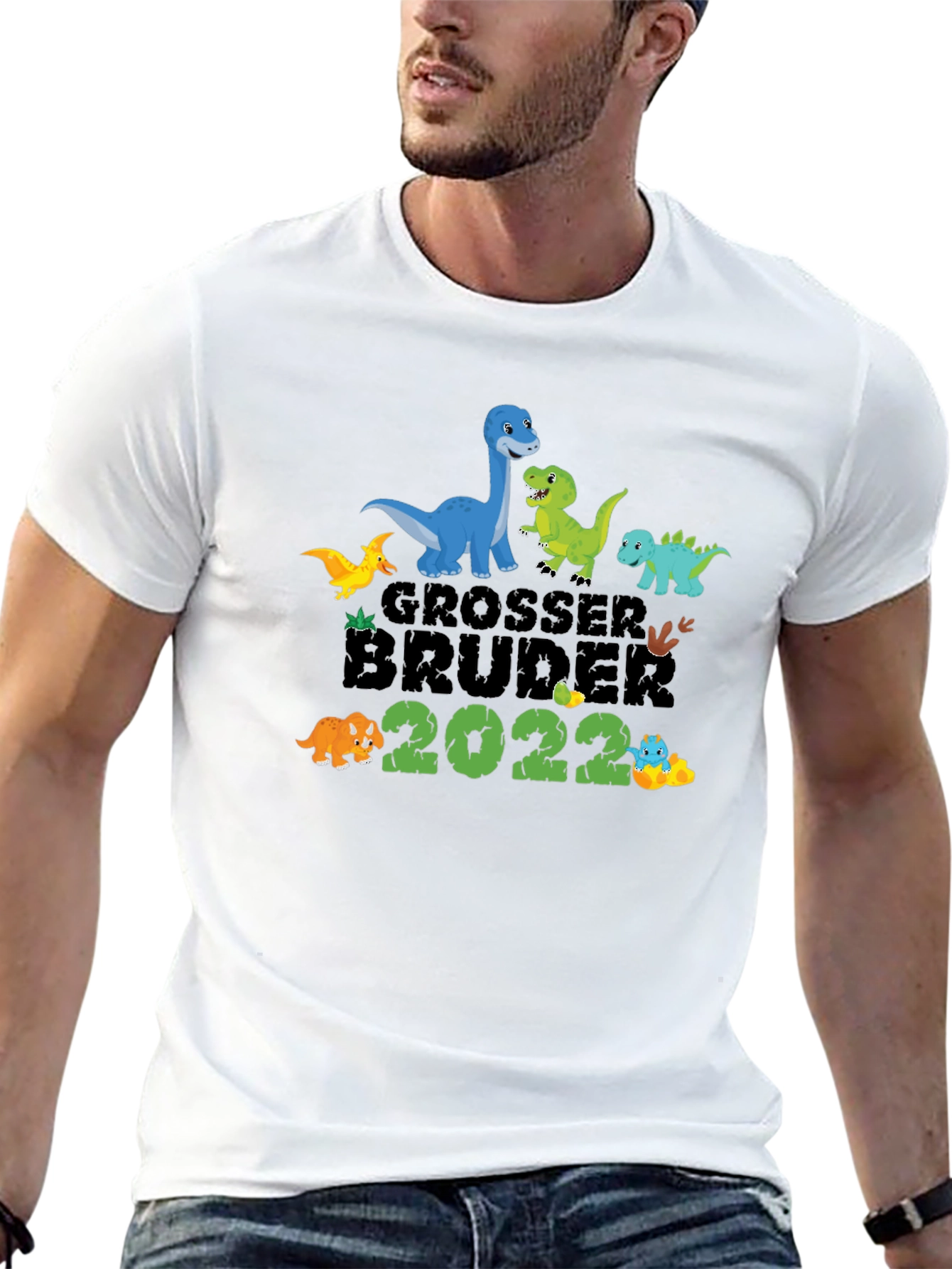 Grosser Bruder 2022 Dinosaur T-Shirt
