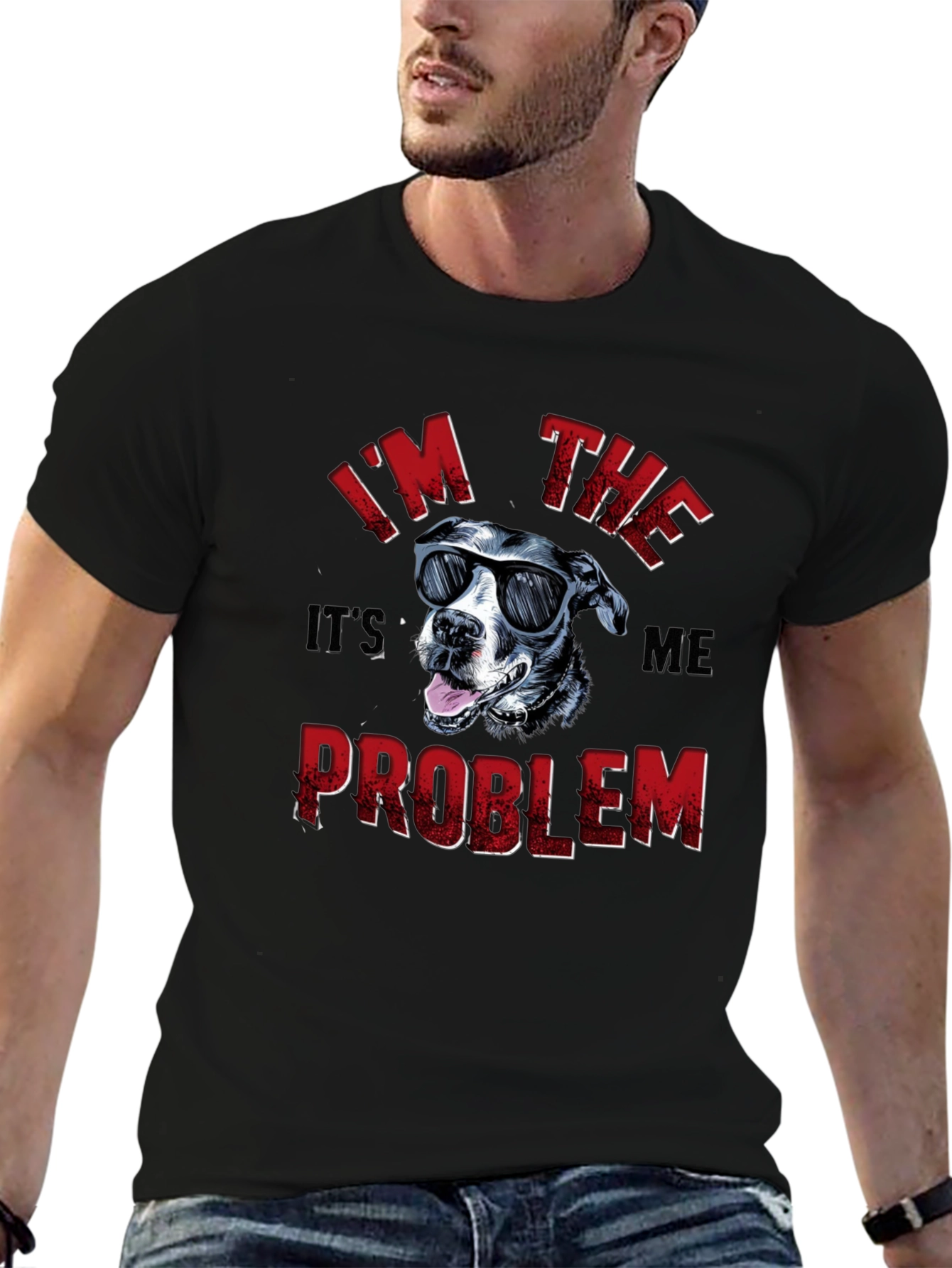 Im The Problem Funny Dog Graphic Tee