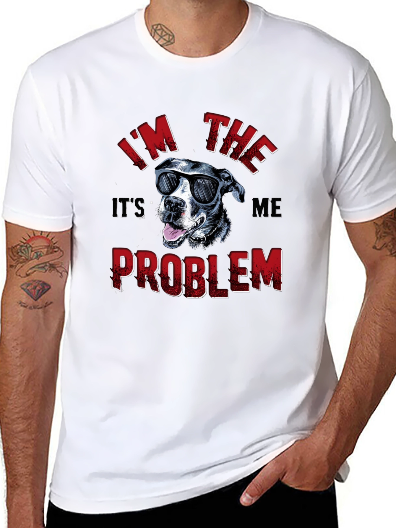 Im The Problem Funny Dog Graphic Tee