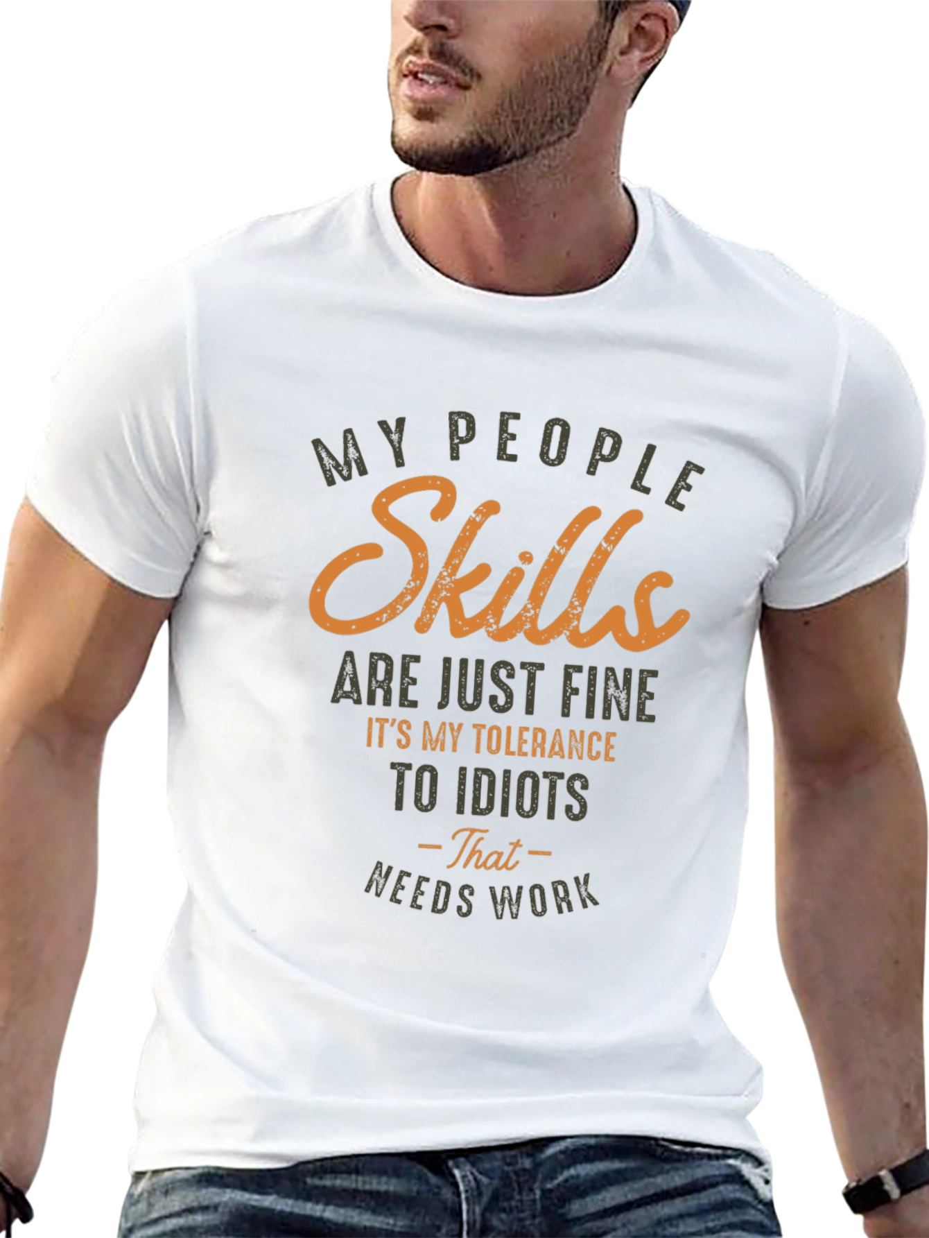 Funny Skills and Tolerance Graphic T-Shirt