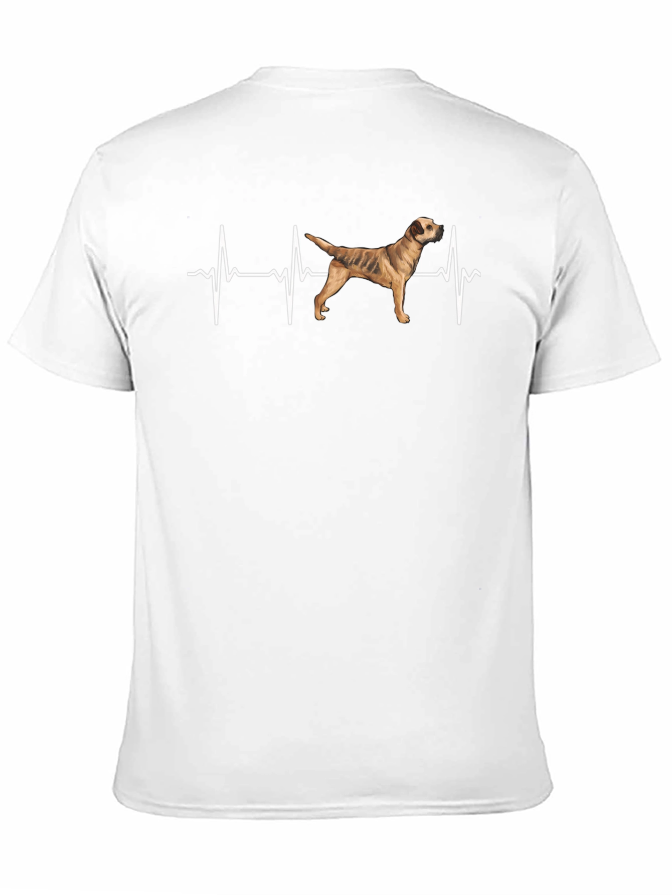 Dog Heartbeat T-Shirt - Black