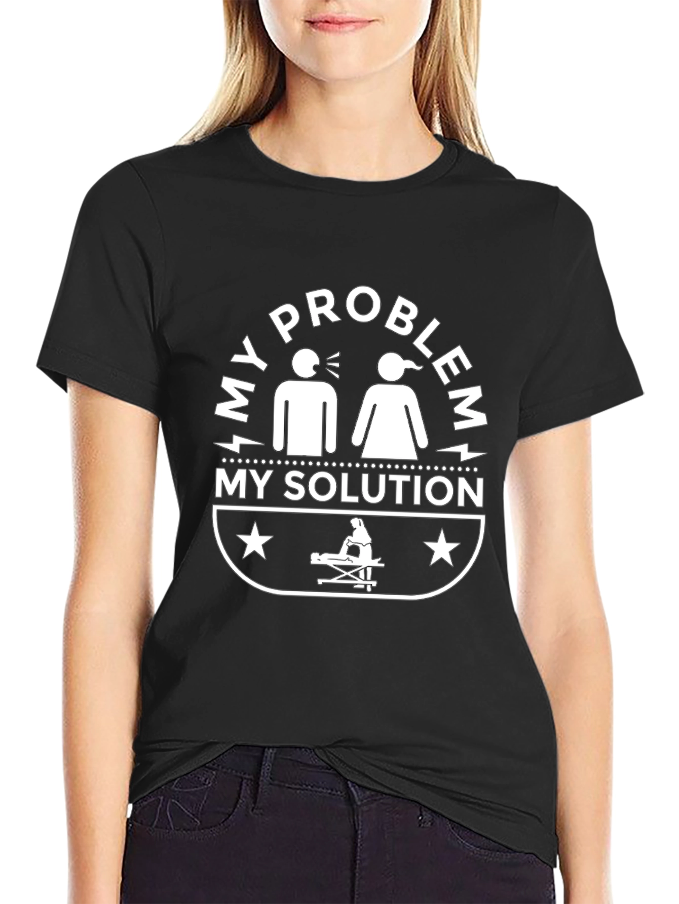 My Problem My Solution Black T-Shirt